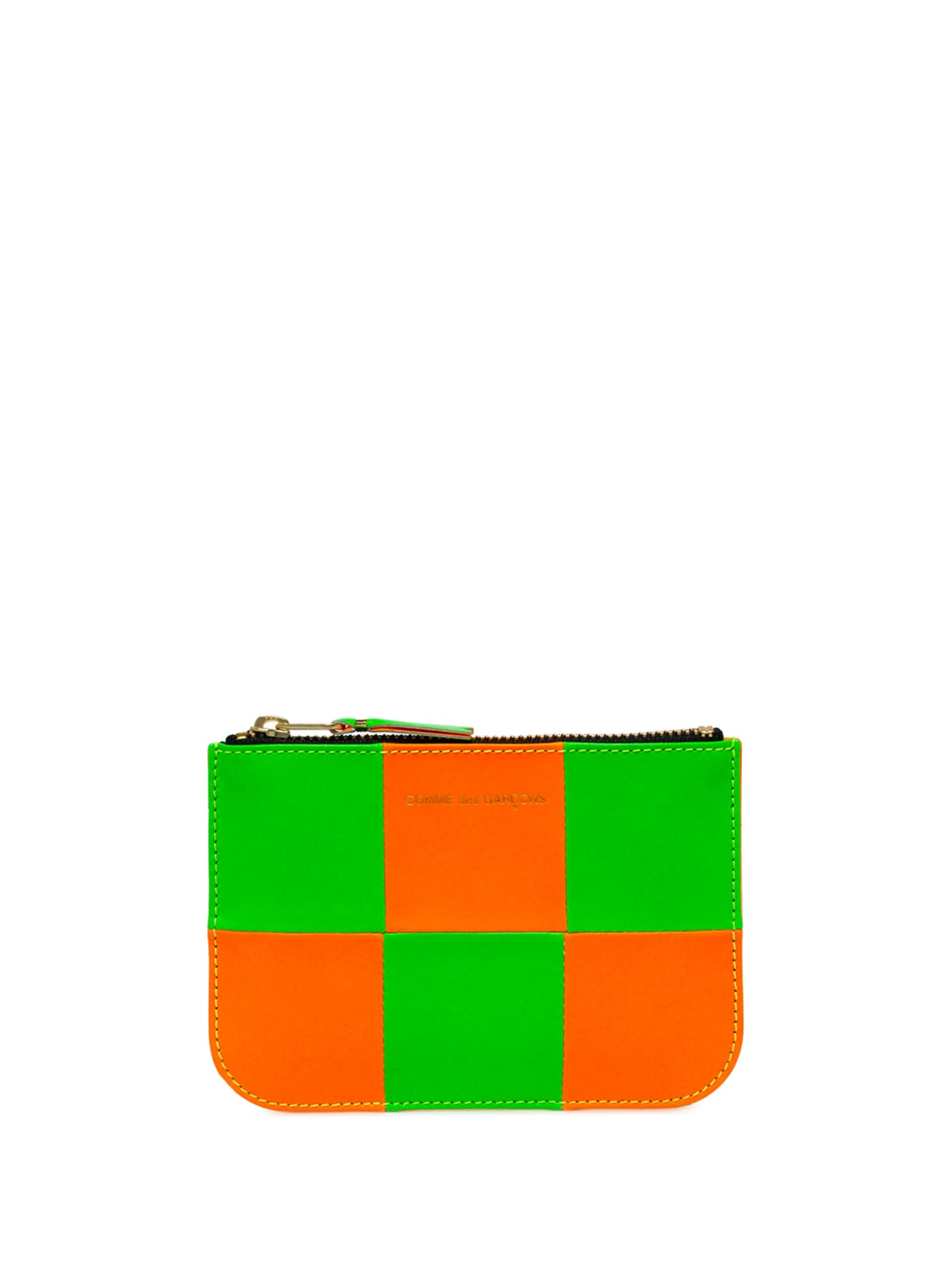 Fluo Square zipped pouch