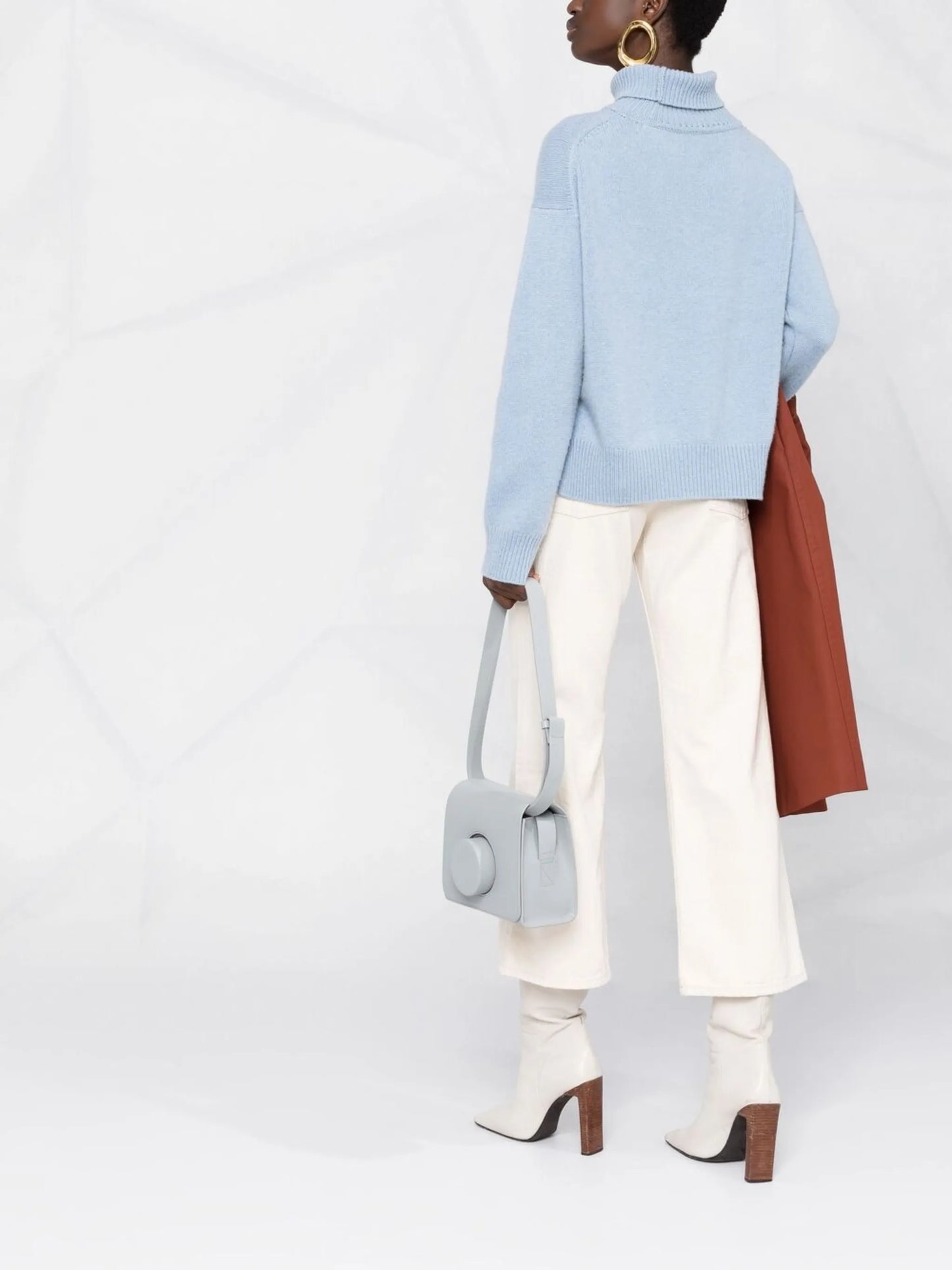 cropped flared trousers