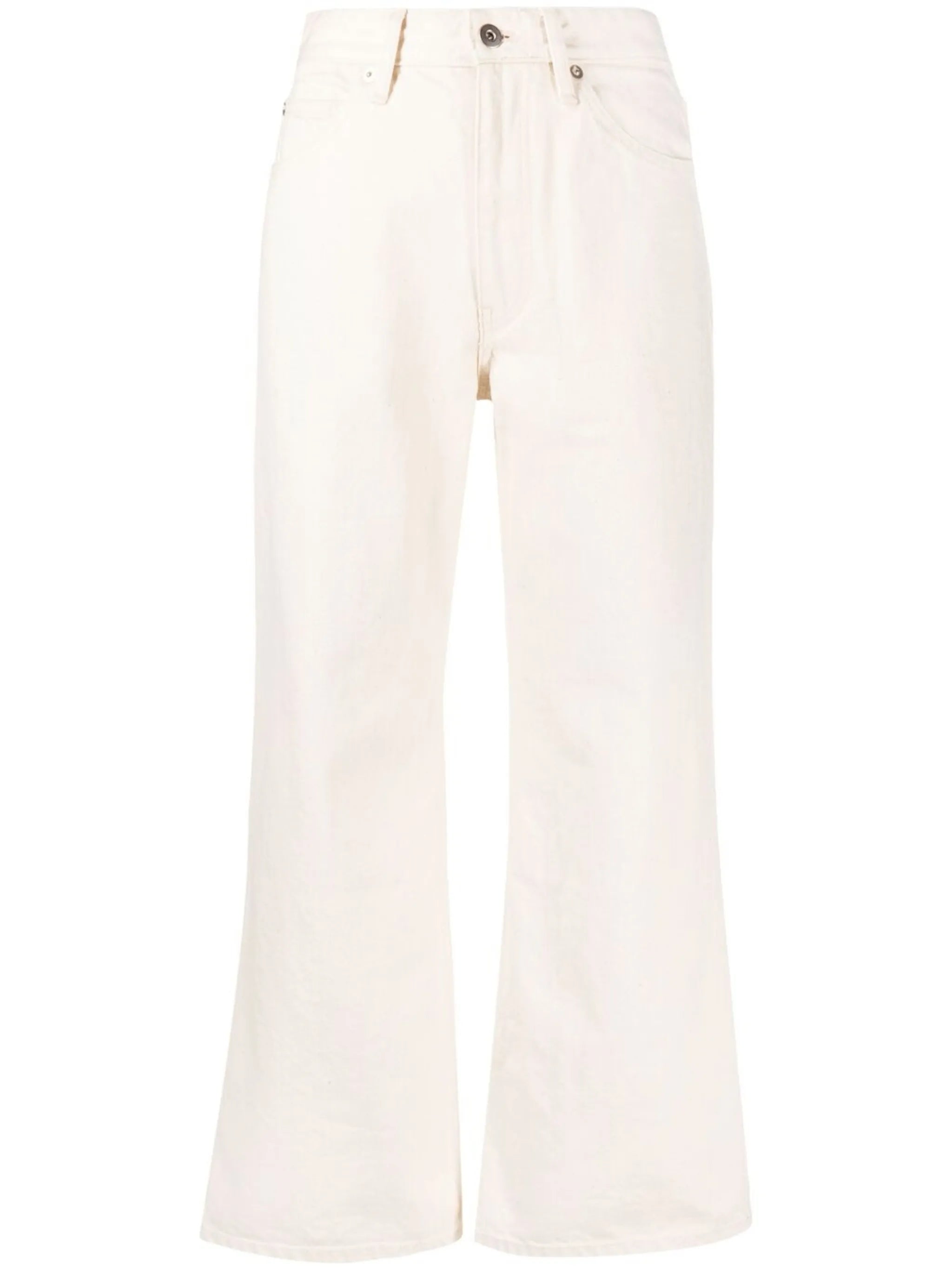 cropped flared trousers