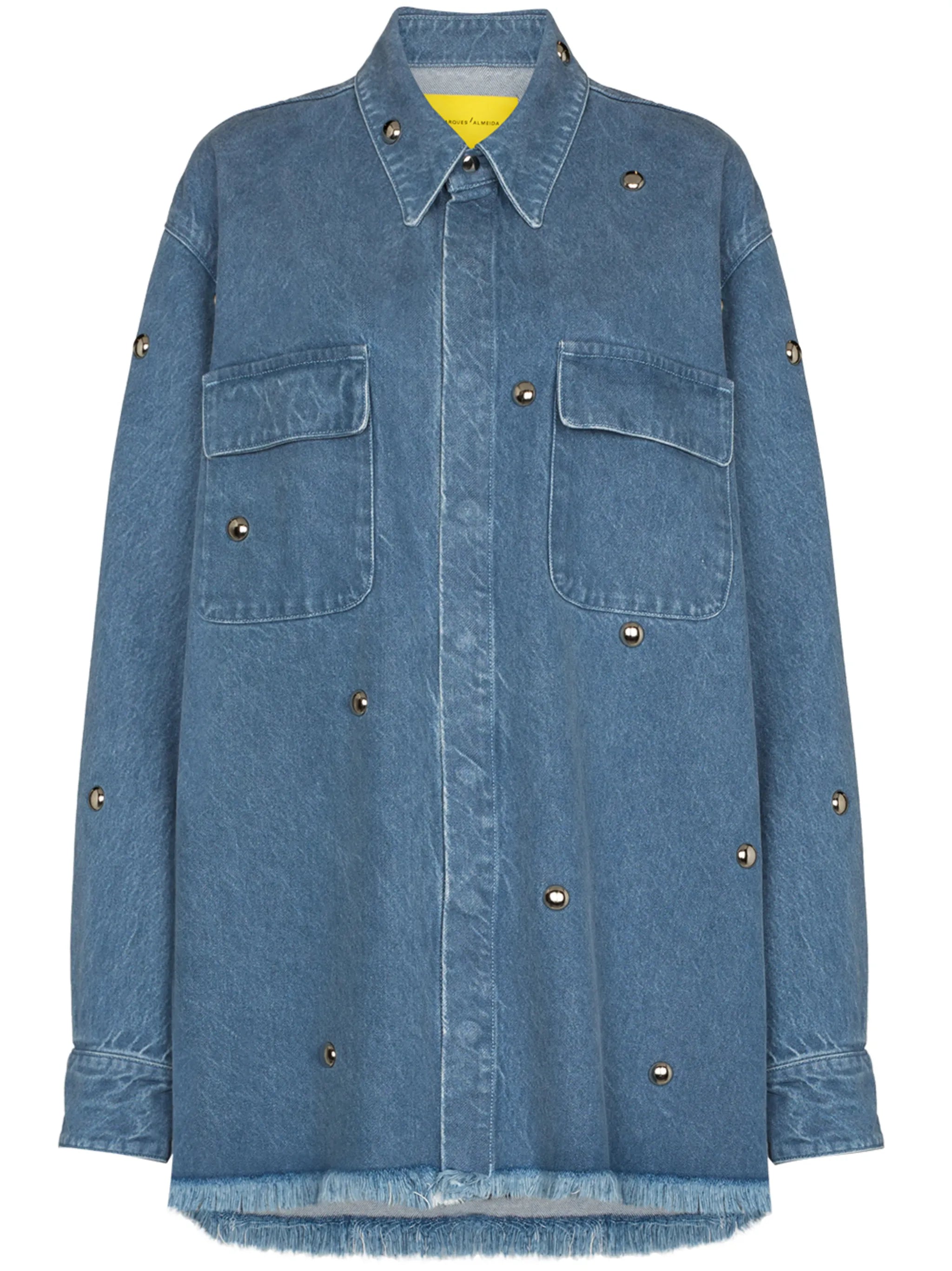 studded denim shirt