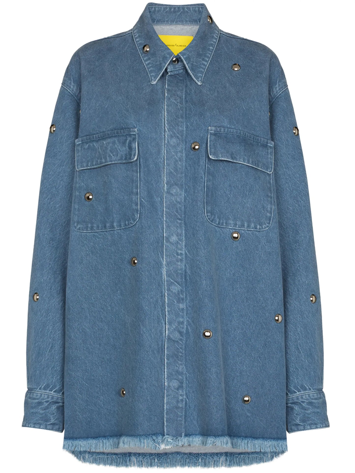 studded denim shirt
