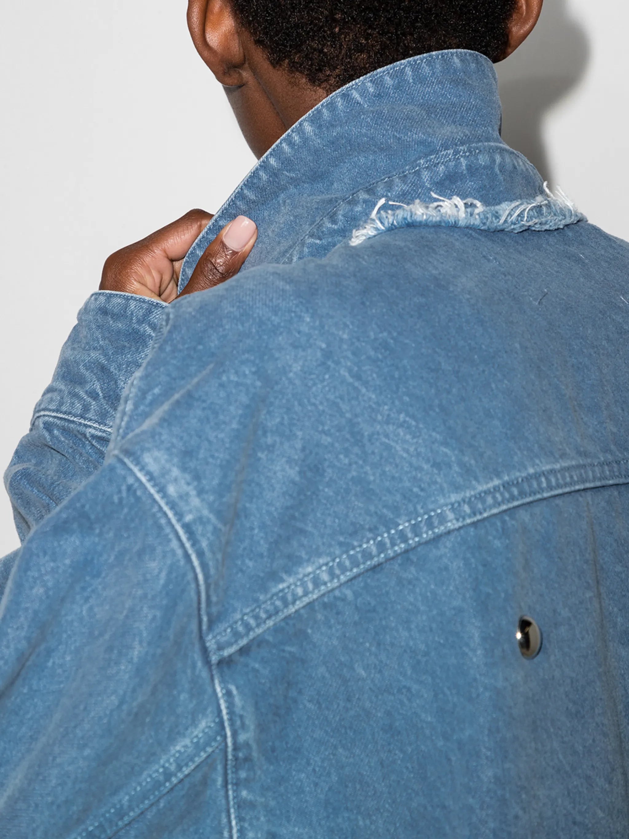 studded denim shirt
