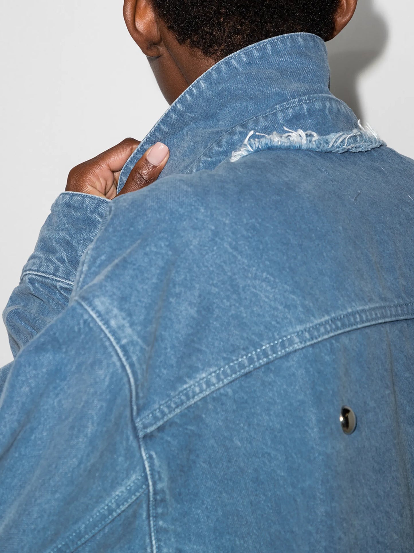 studded denim shirt