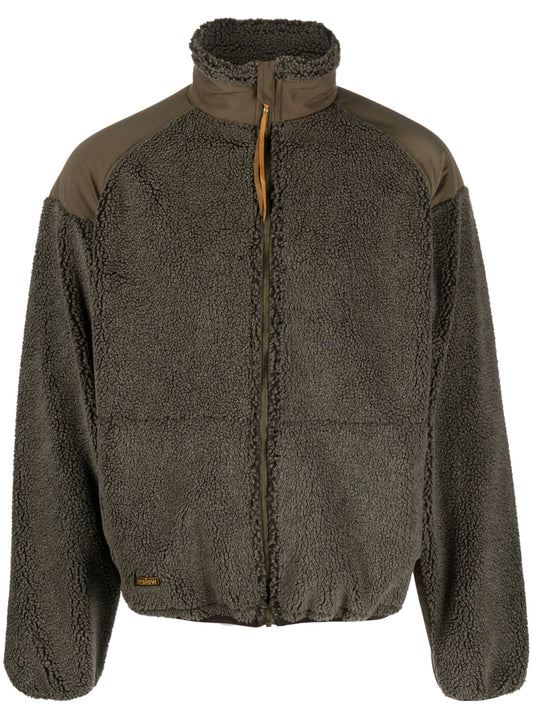 Boa zipped fleece jumper