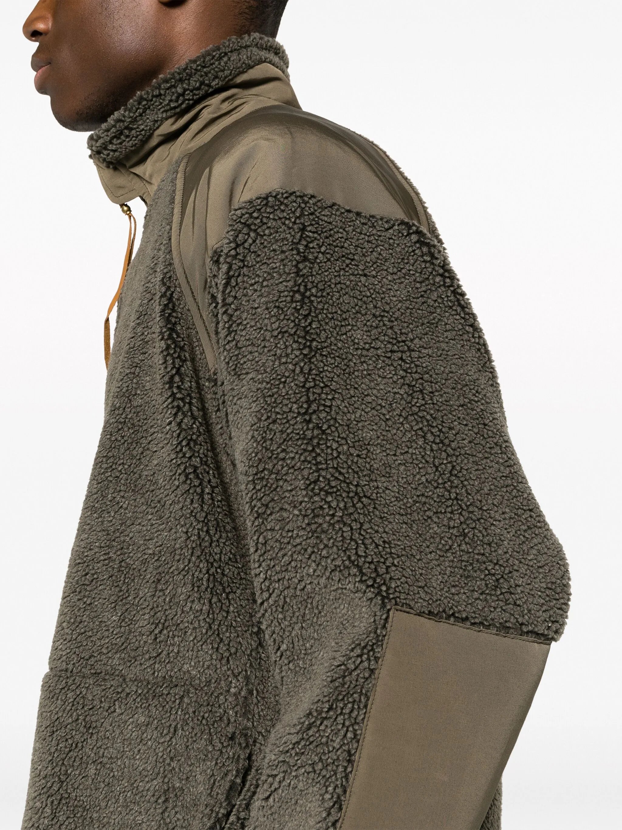 Boa zipped fleece jumper