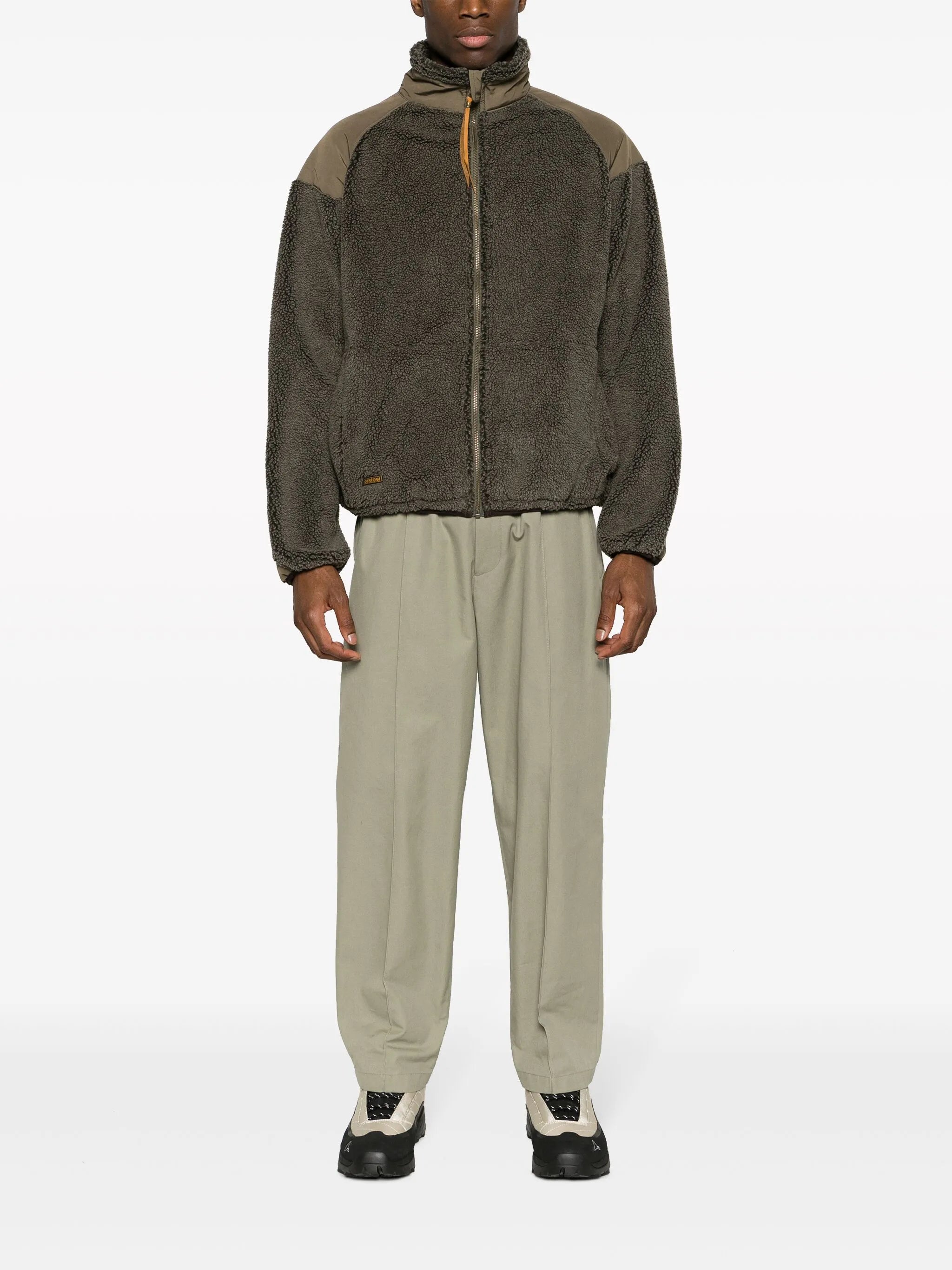 Boa zipped fleece jumper