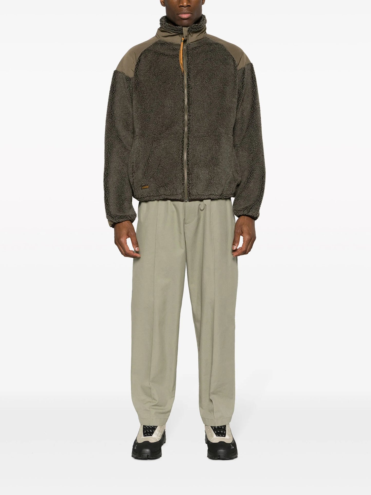 Boa zipped fleece jumper