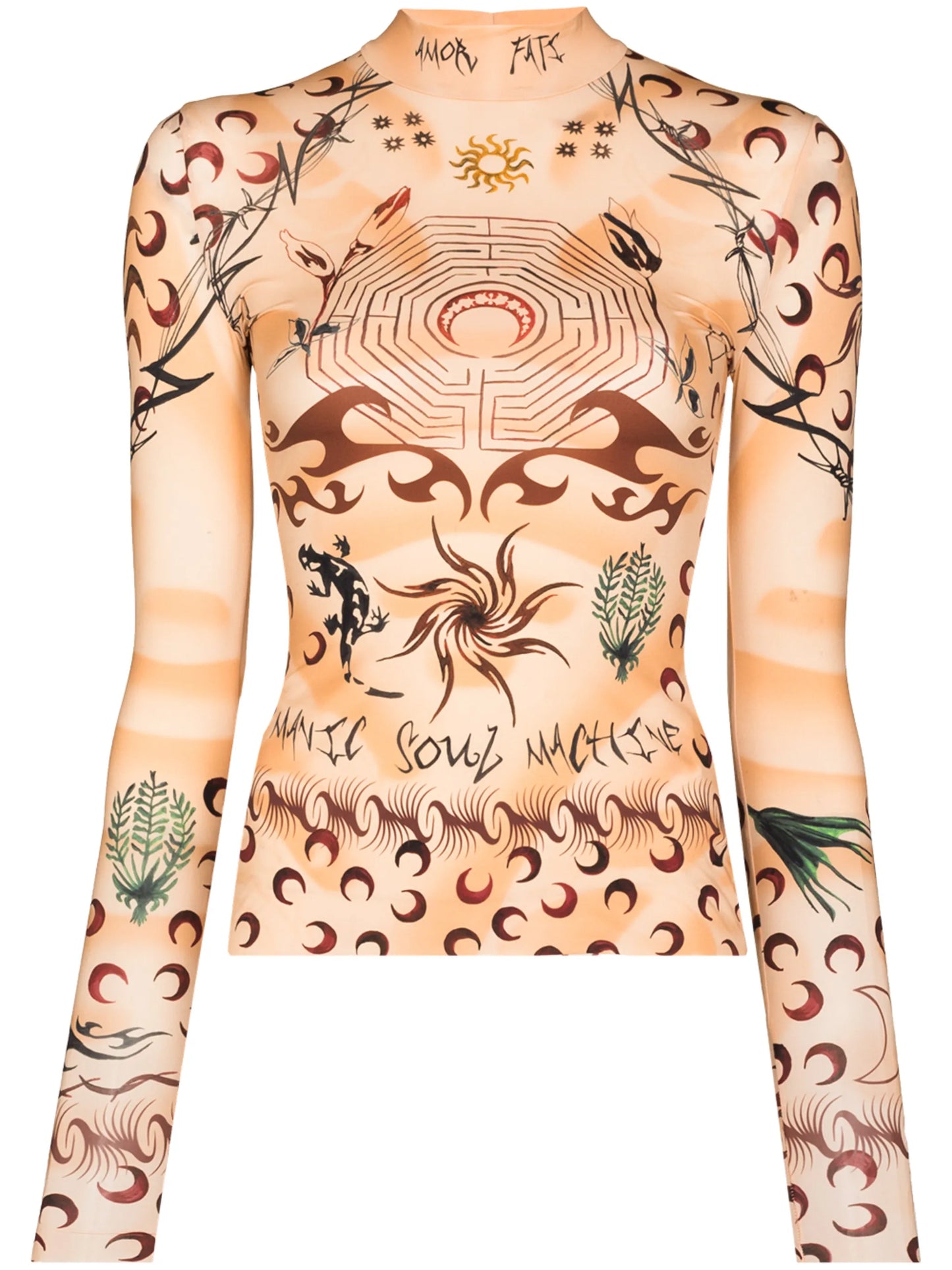 Tattoo second-skin top