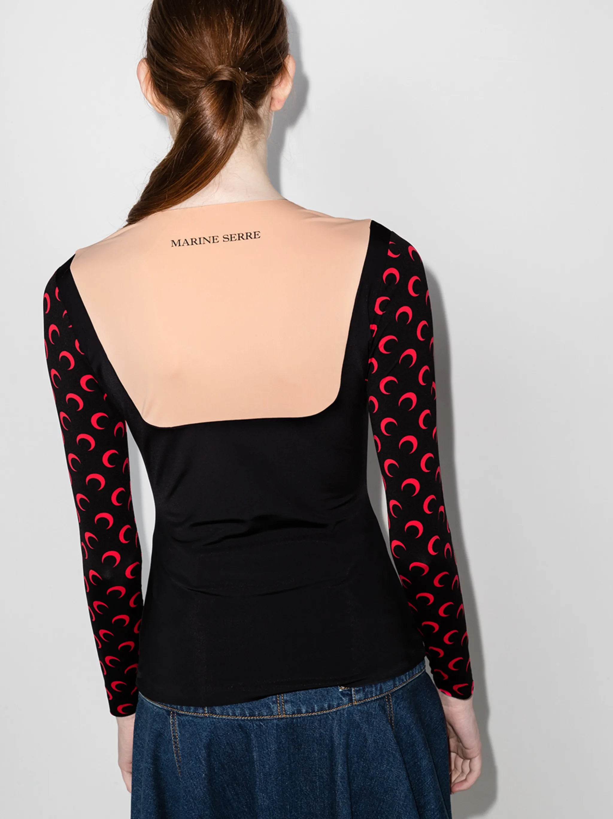 Crescent Moon long-sleeve top