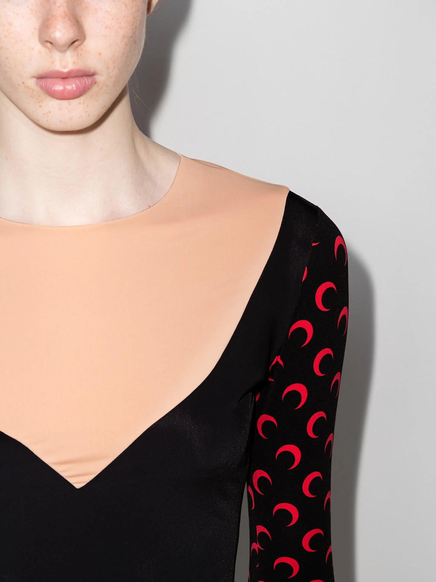 Crescent Moon long-sleeve top