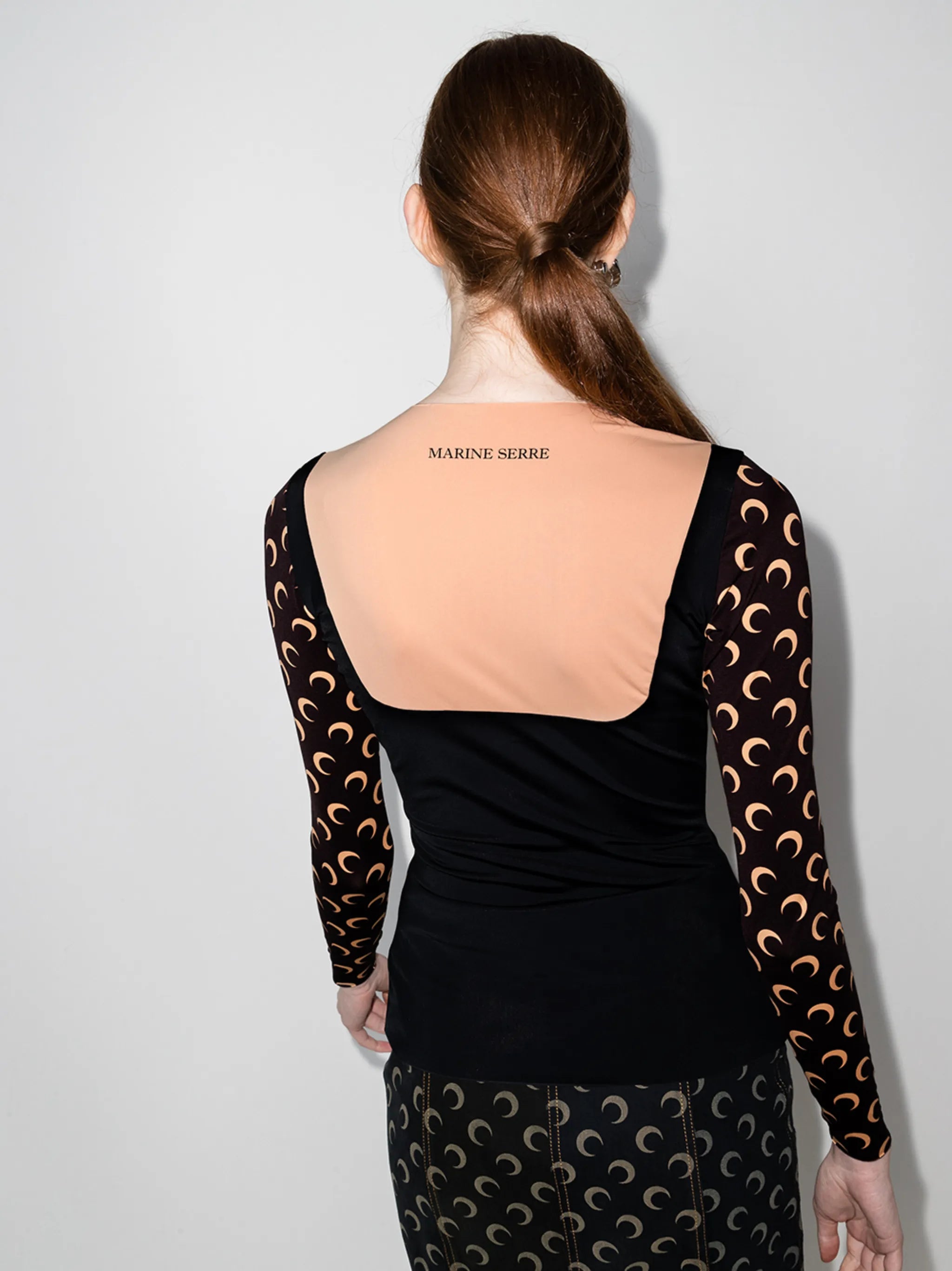 Crescent Moon long-sleeve top