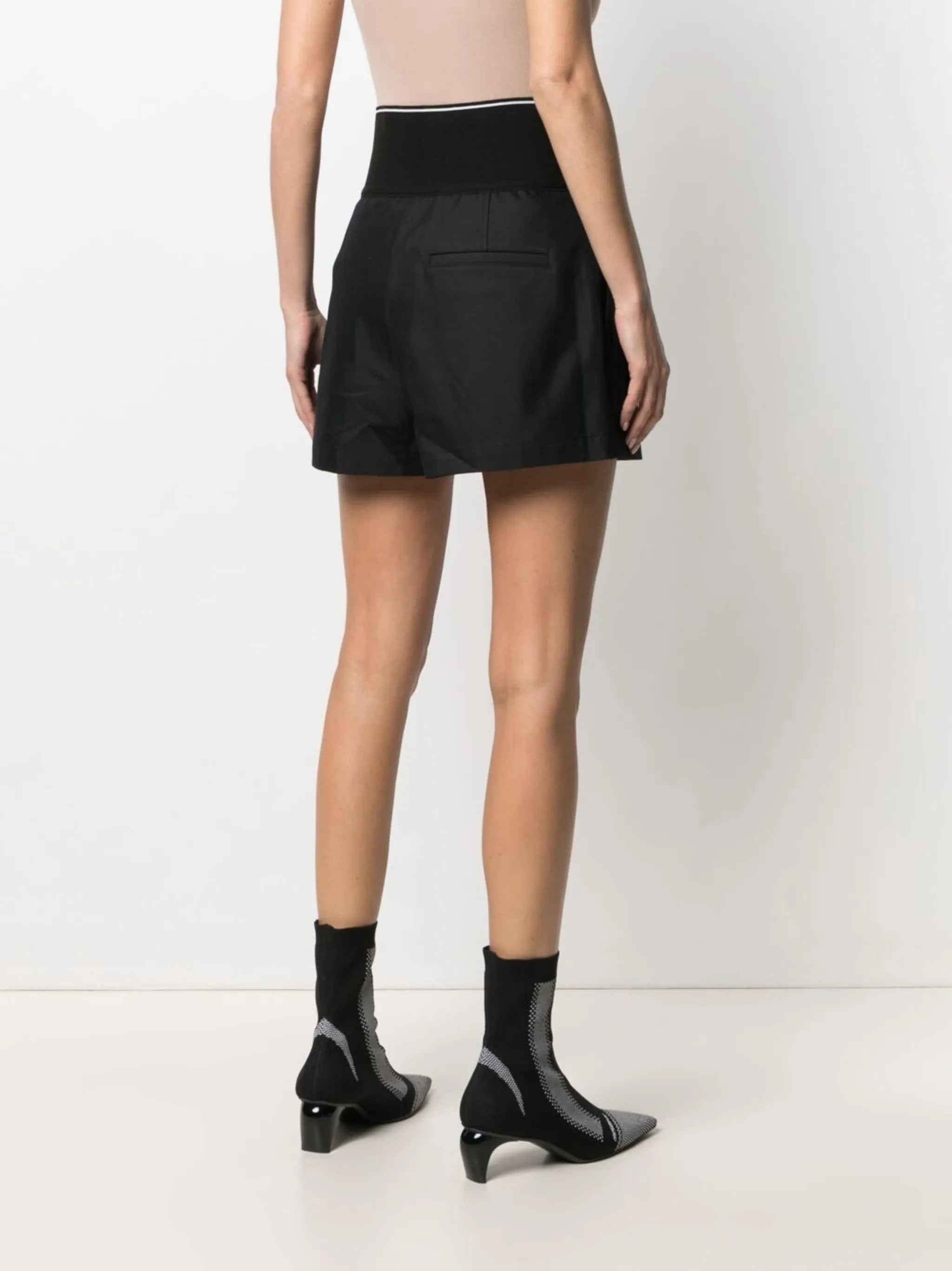 logo-waistband shorts