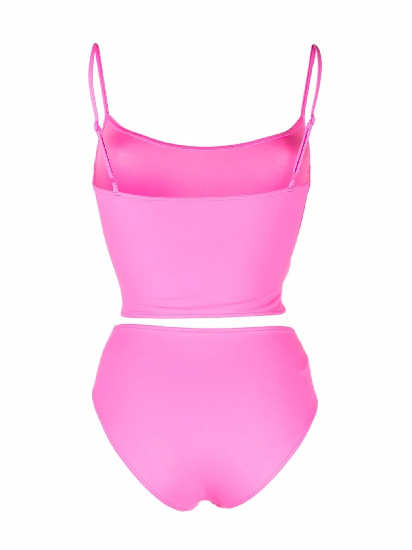 logo-print tankini
