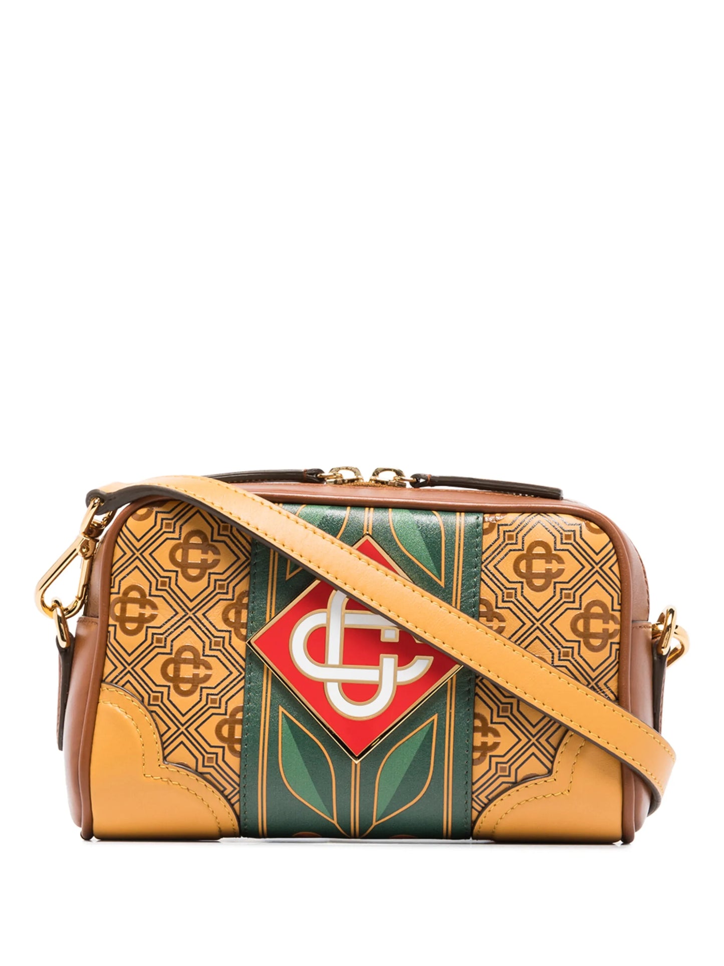monogram motif crossbody bag