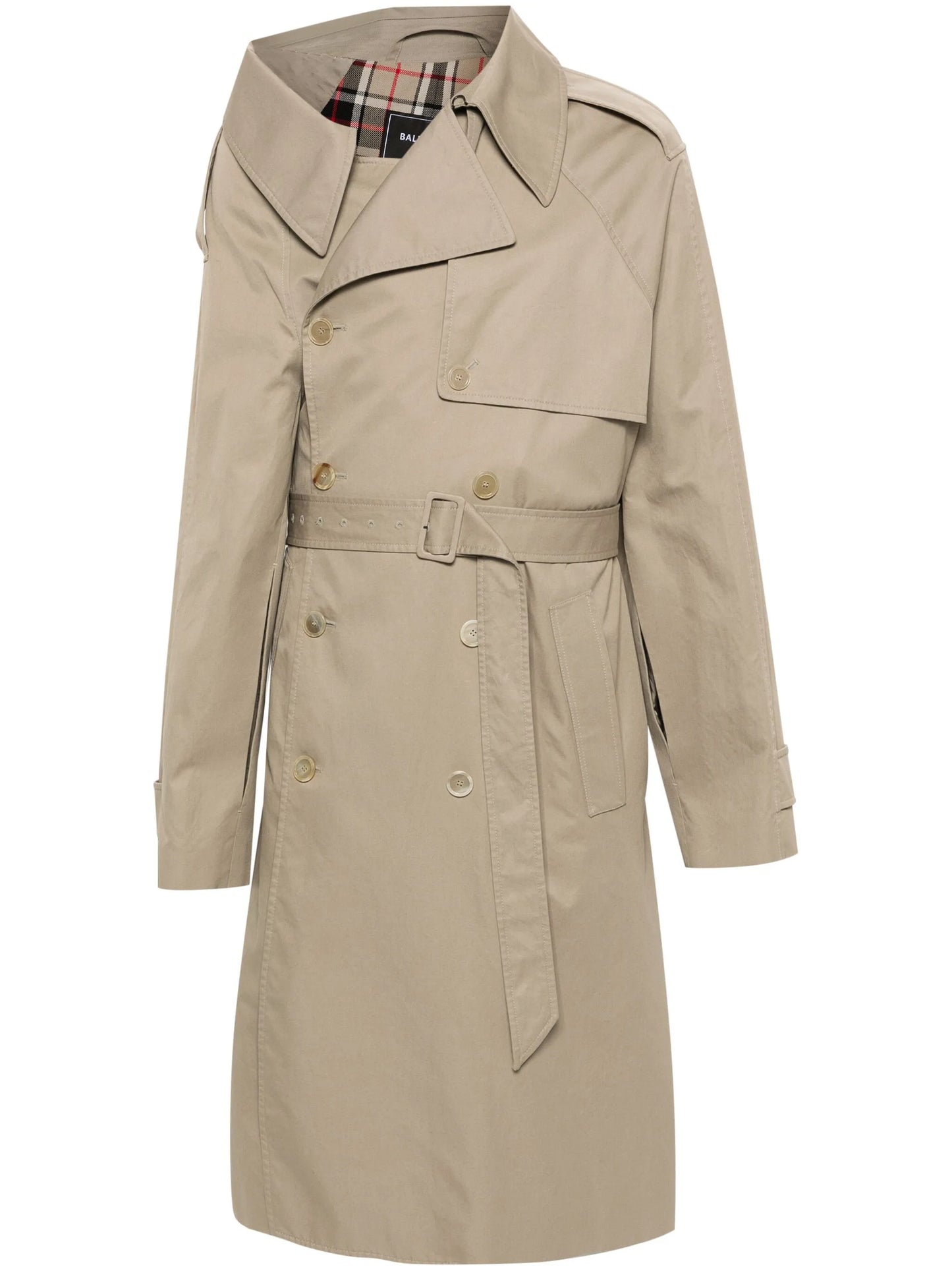 asymmetric trench coat
