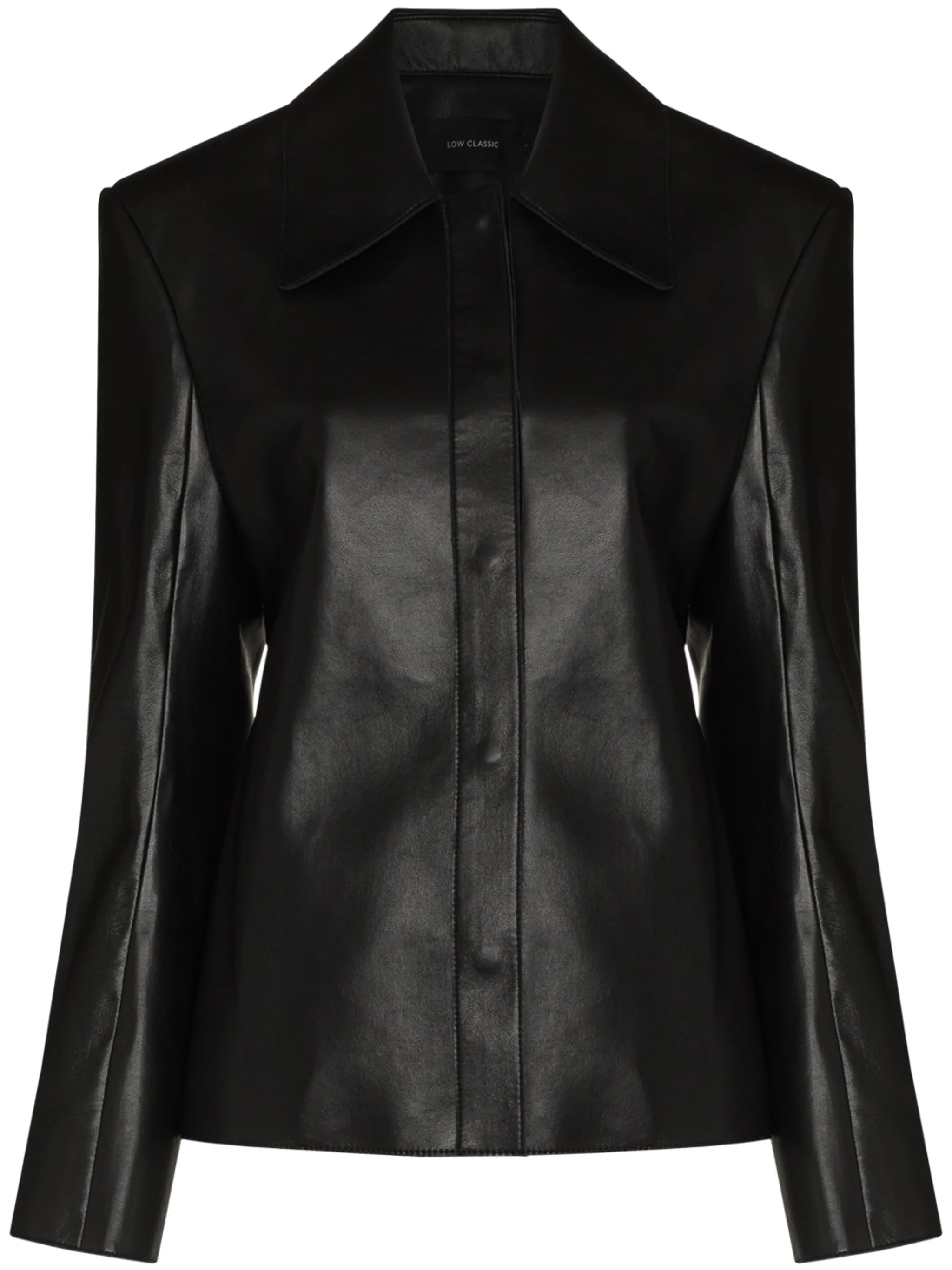 recycled leather shirt
