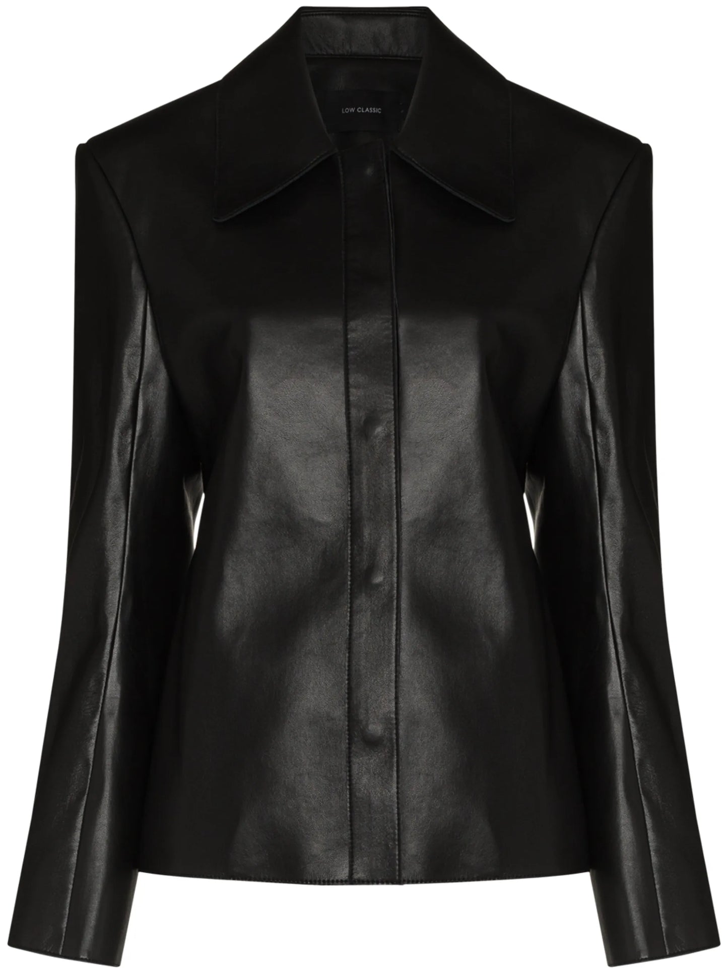recycled leather shirt
