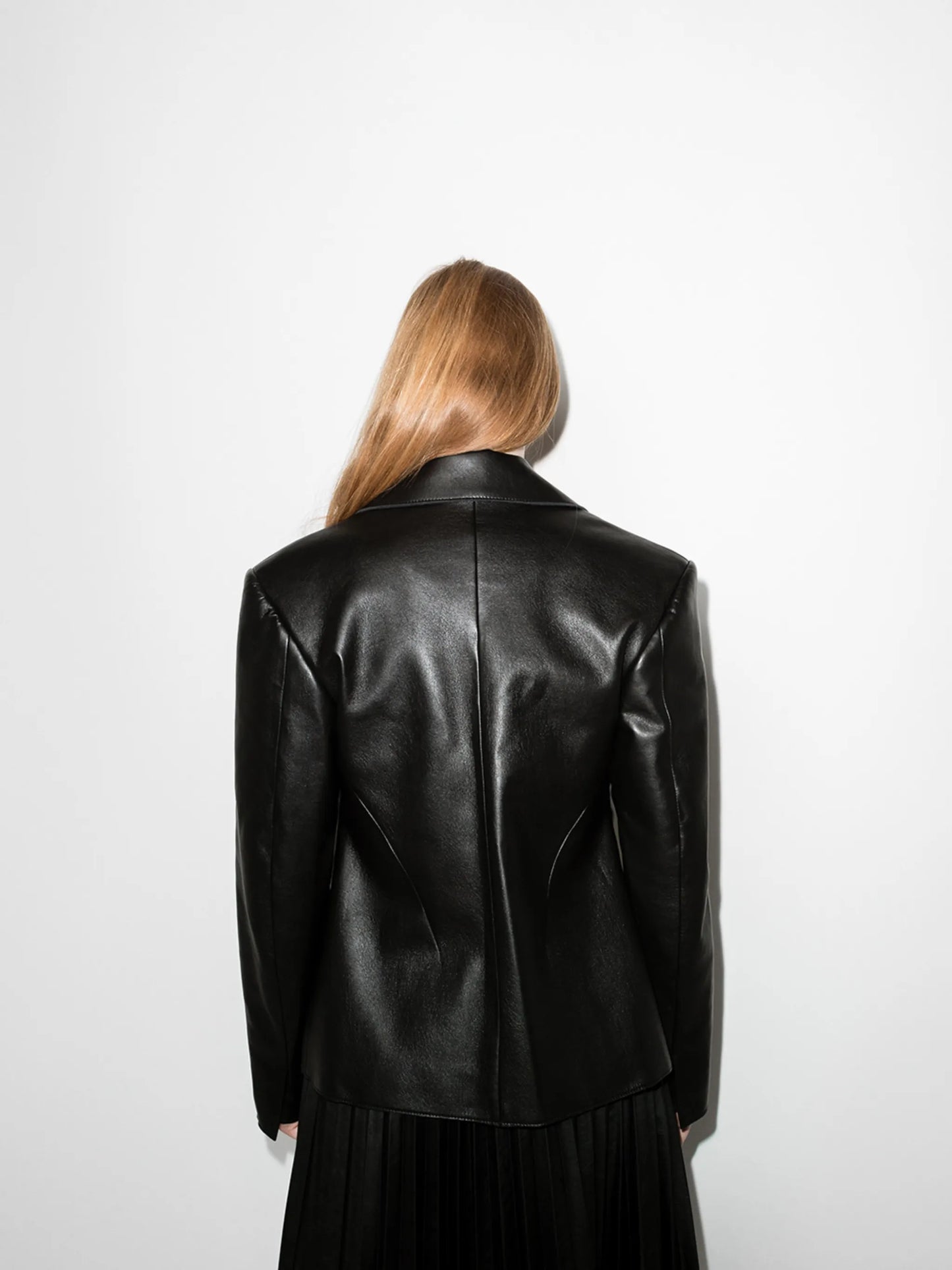 recycled leather shirt