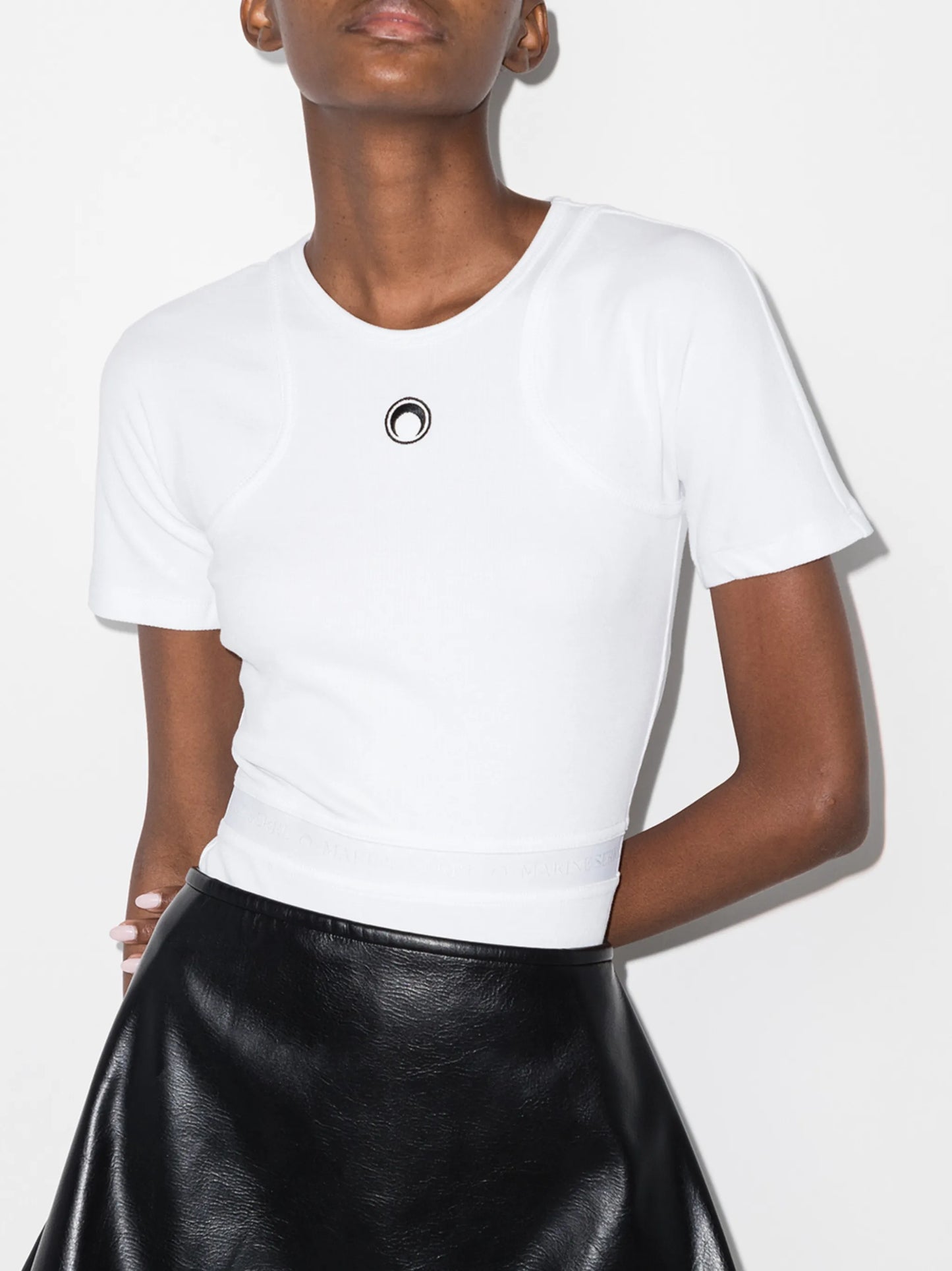Crescent Moon short-sleeve bodysuit