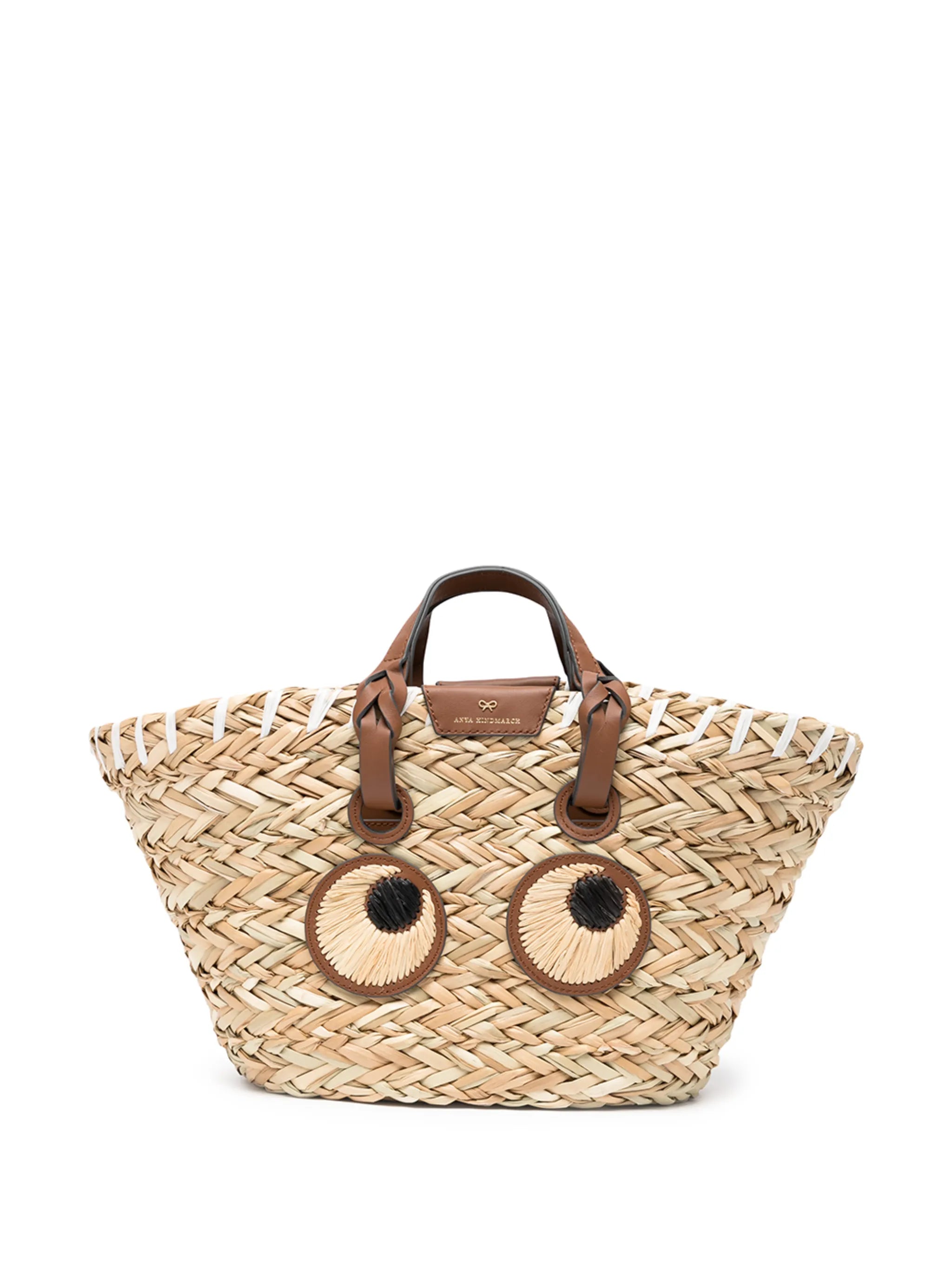 Eyes seagrass straw bag