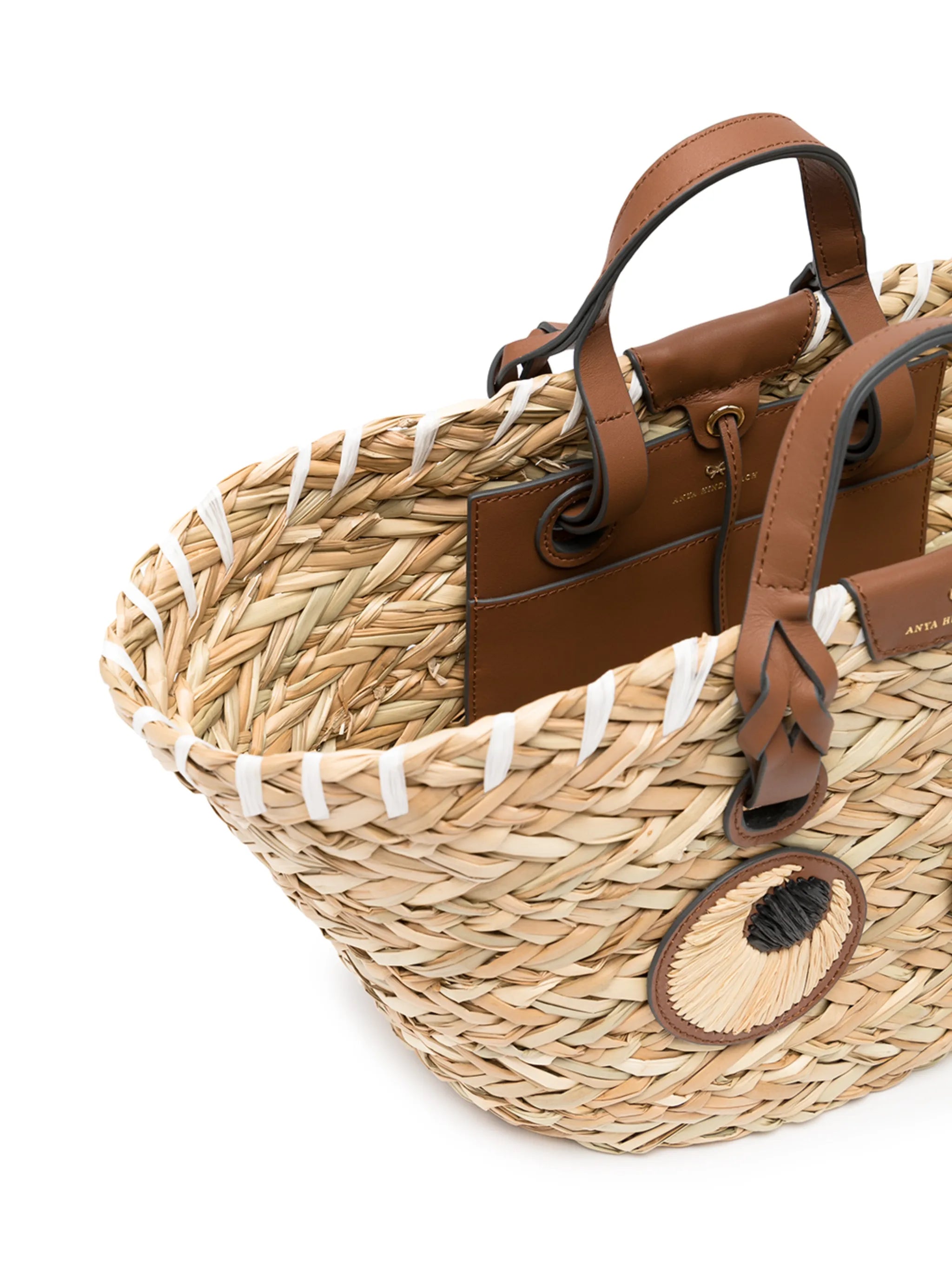 Eyes seagrass straw bag