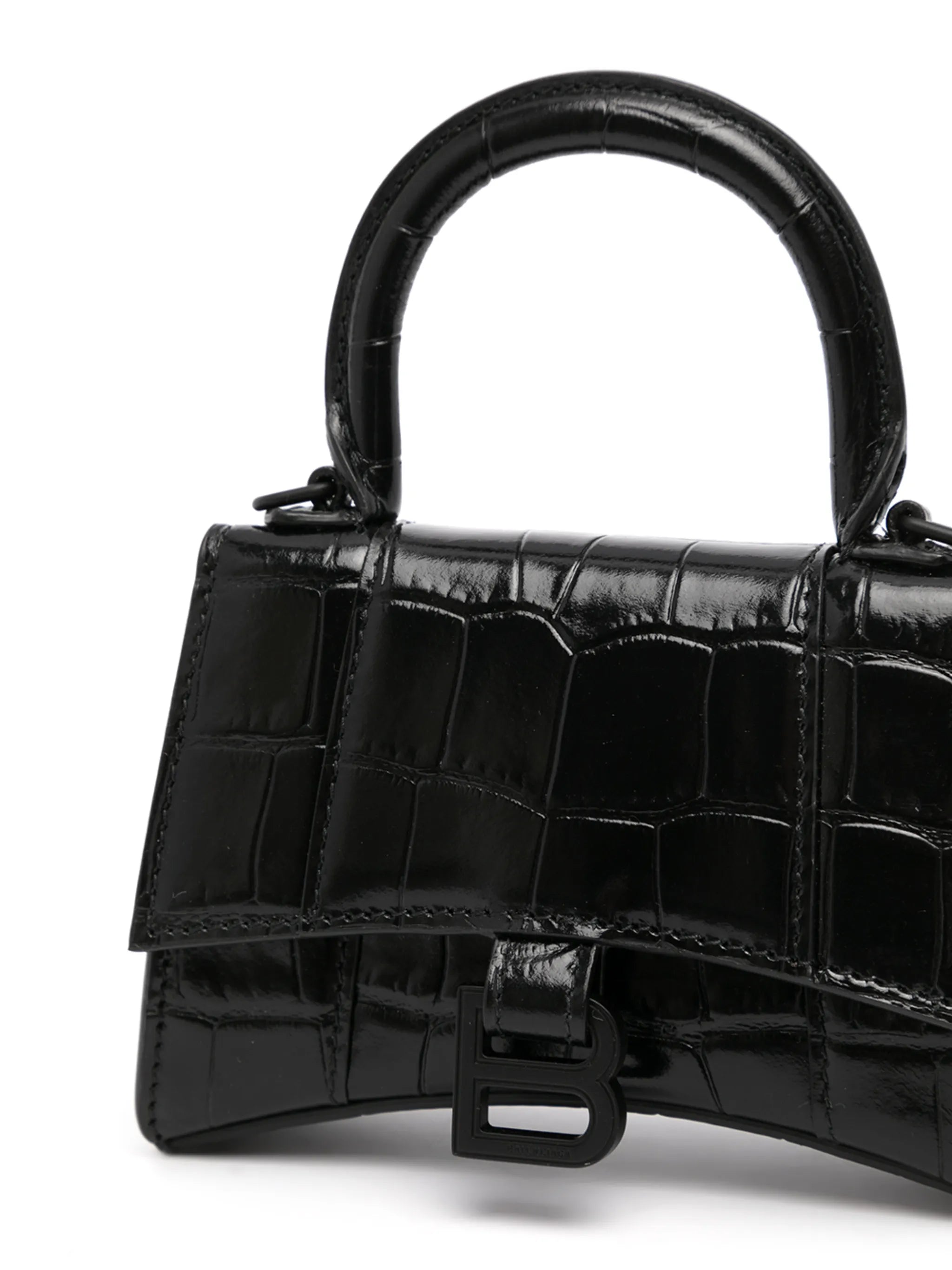 Hourglass embossed mini bag