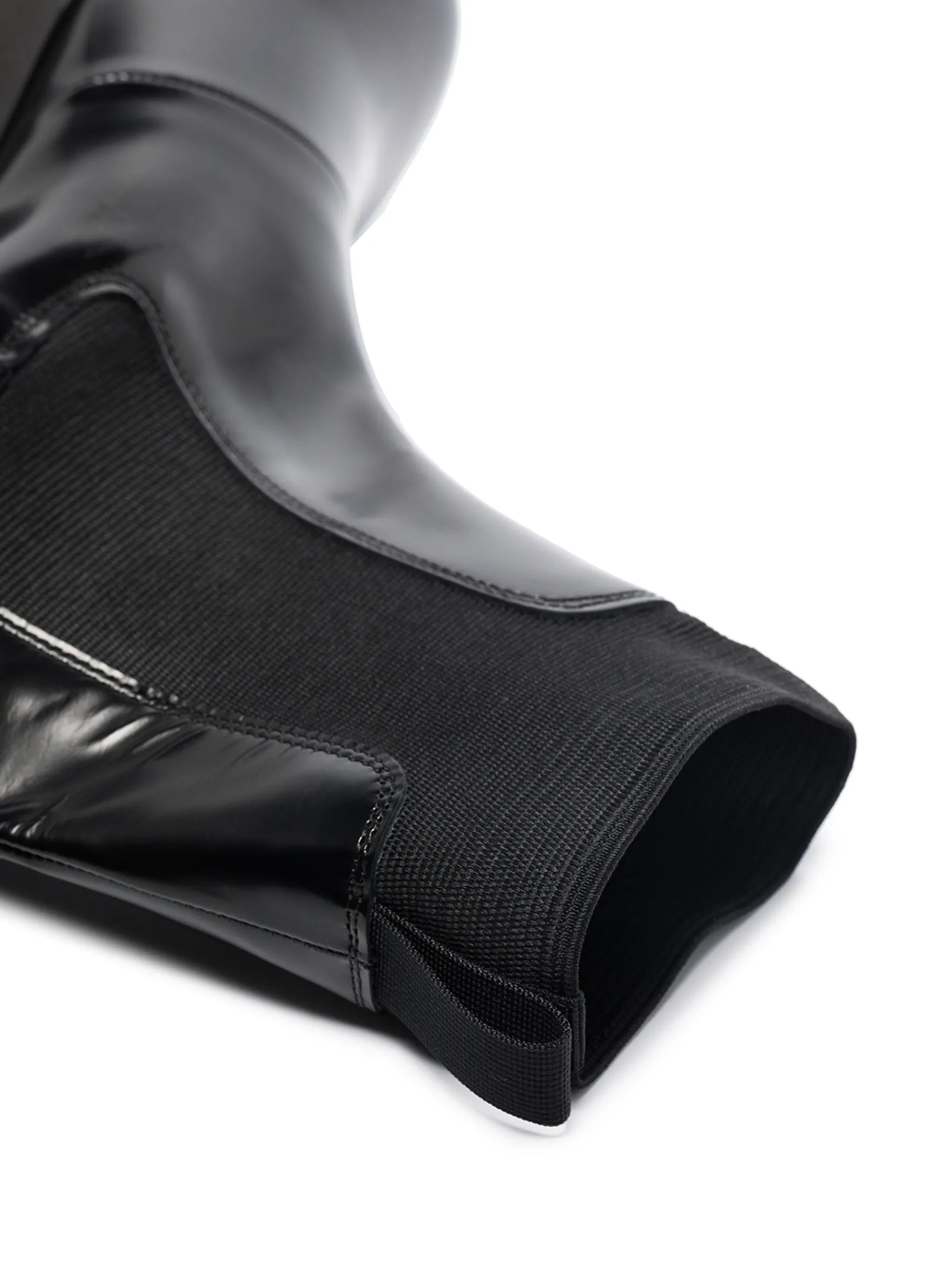 flatform-sole ankle boots