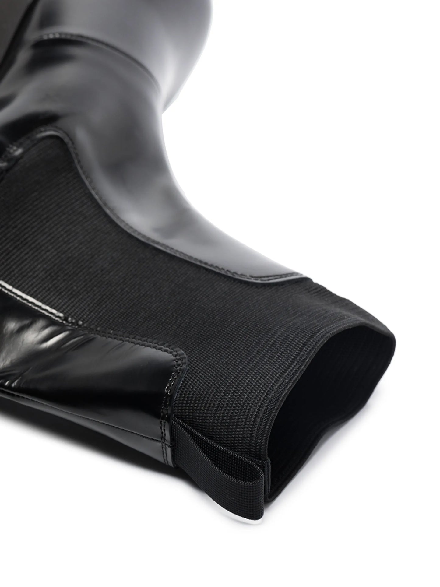 flatform-sole ankle boots