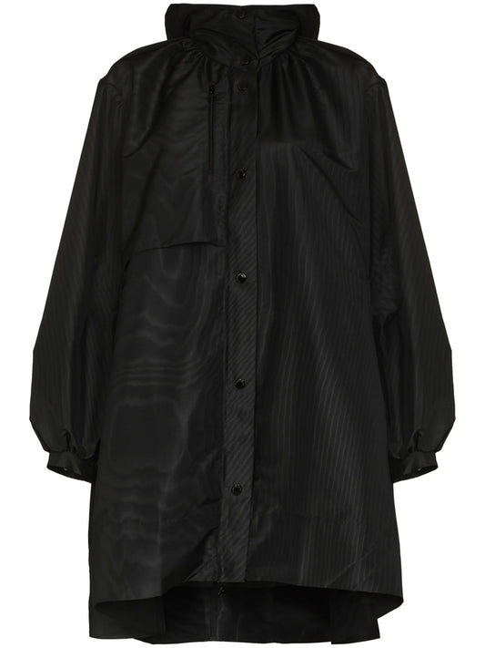 A-line hooded windbreaker
