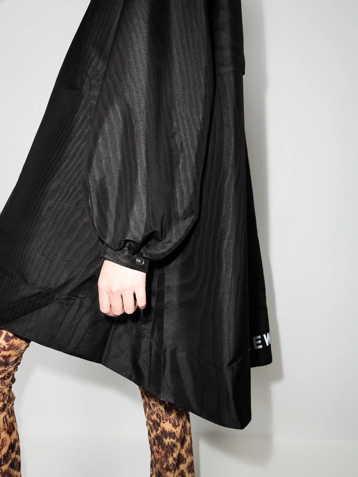 A-line hooded windbreaker