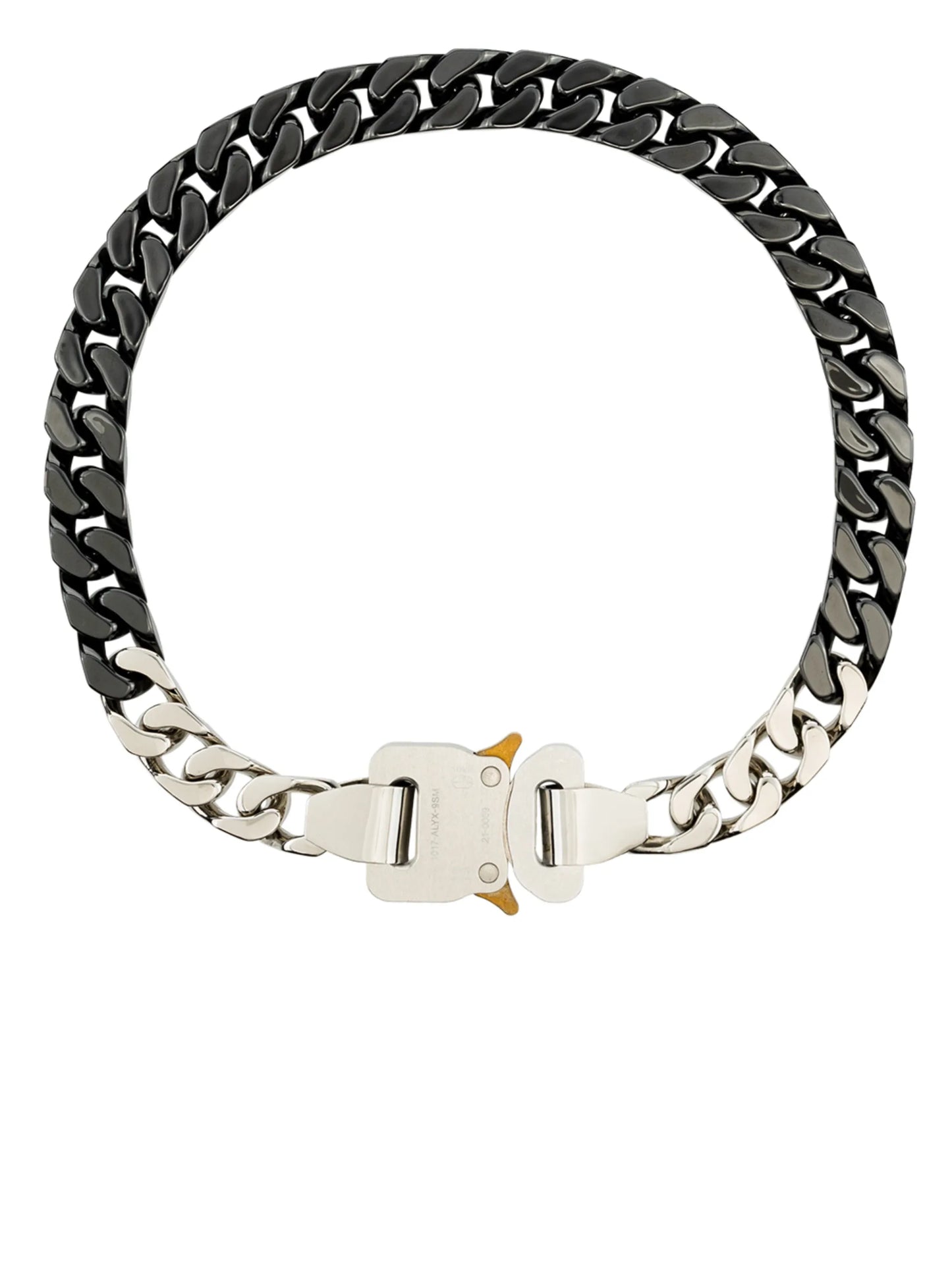 Hero Buckle curb-chain necklace