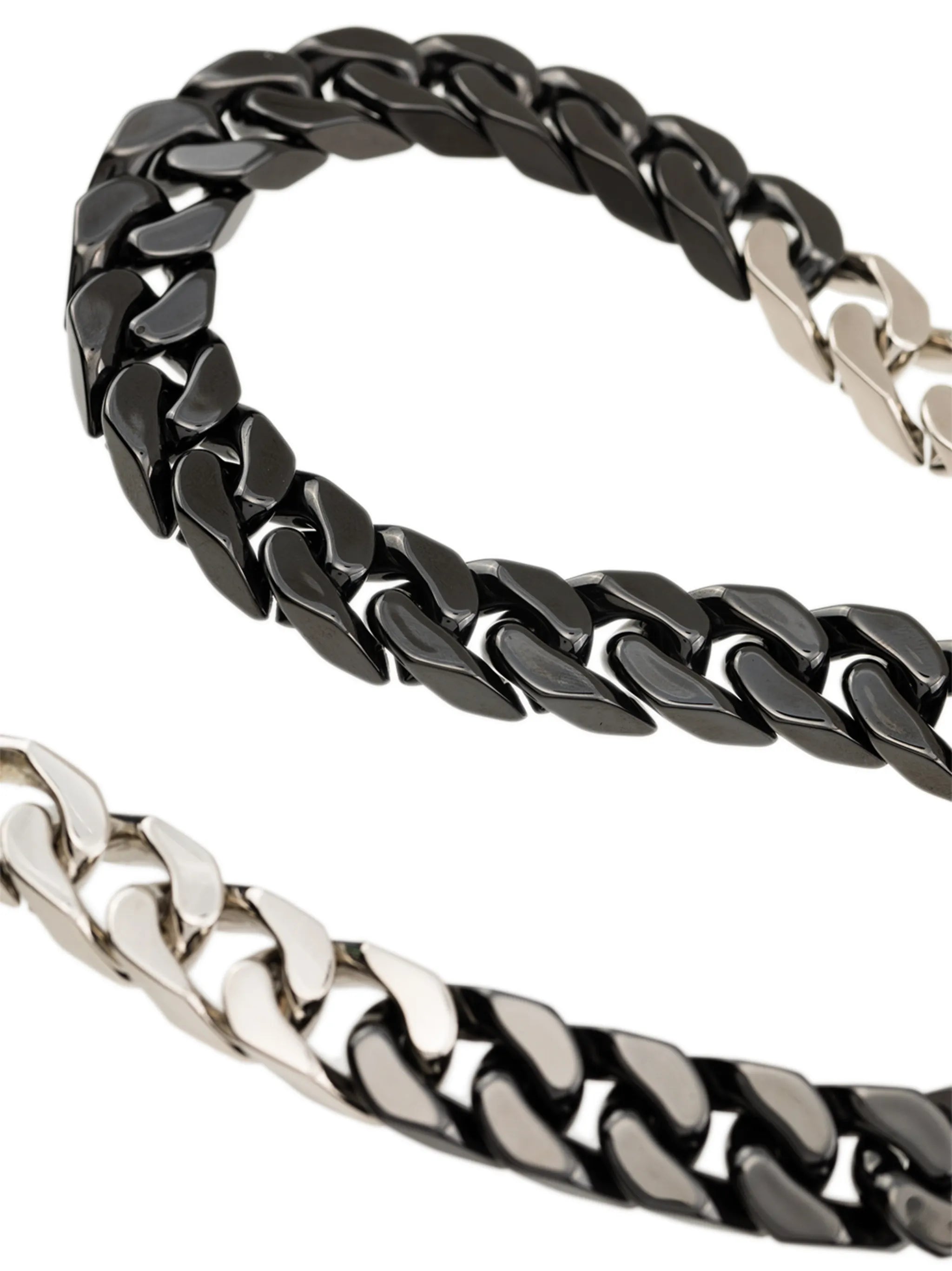 Hero Buckle curb-chain necklace