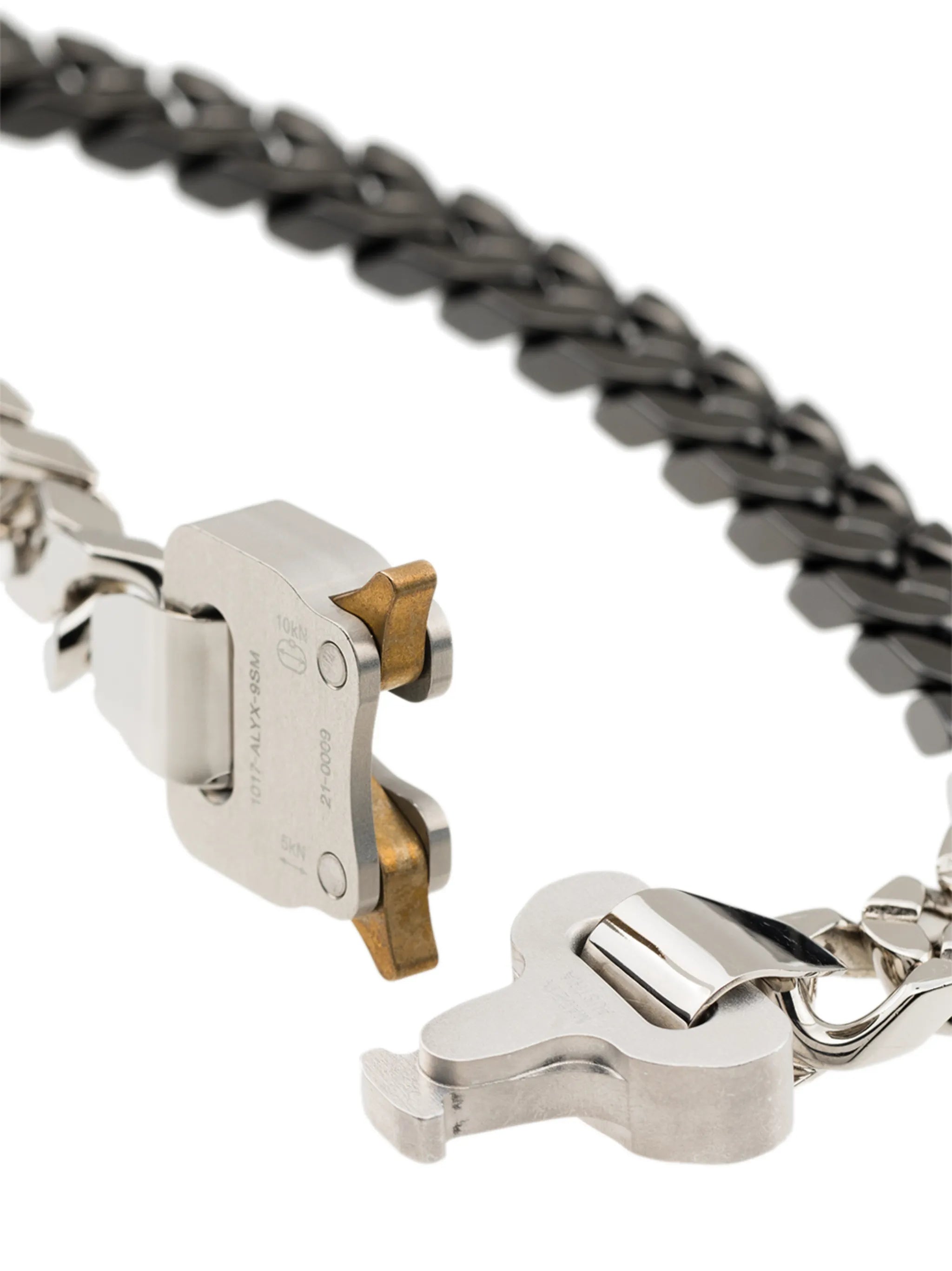 Hero Buckle curb-chain necklace