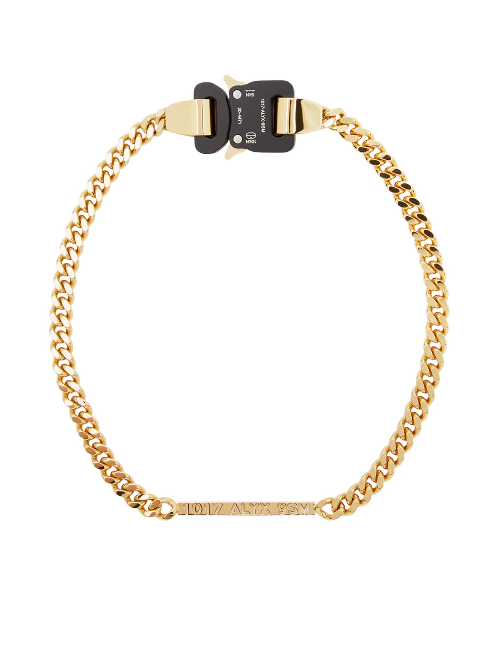 curb chain buckle neckace