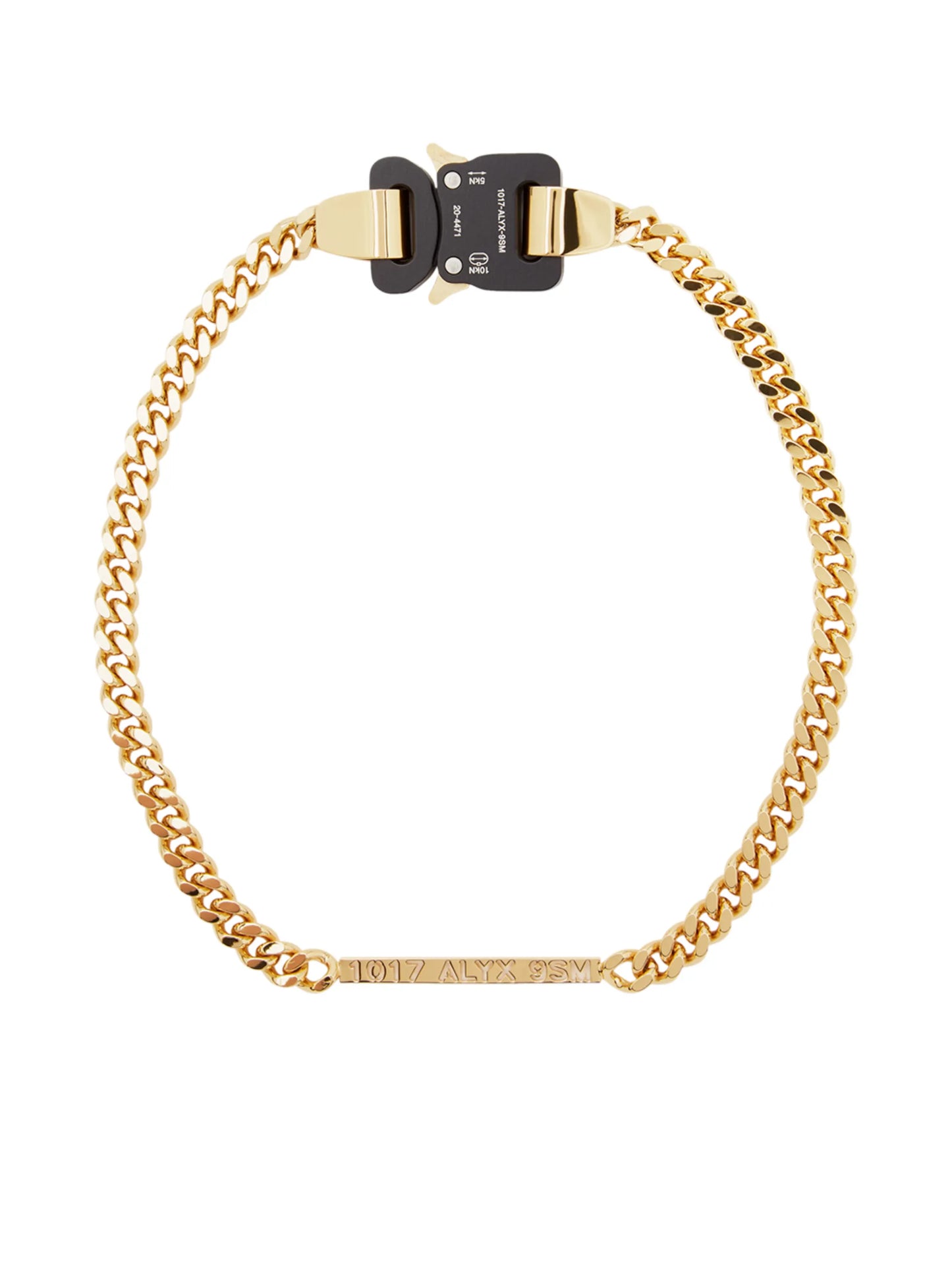 curb chain buckle neckace