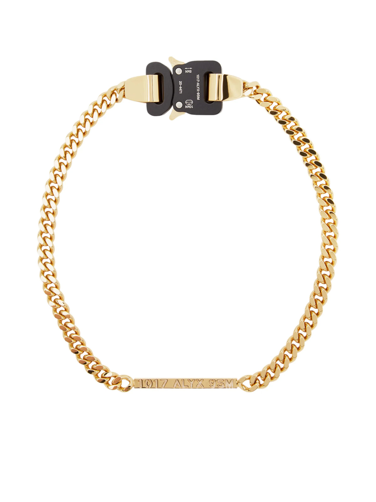 curb chain buckle neckace