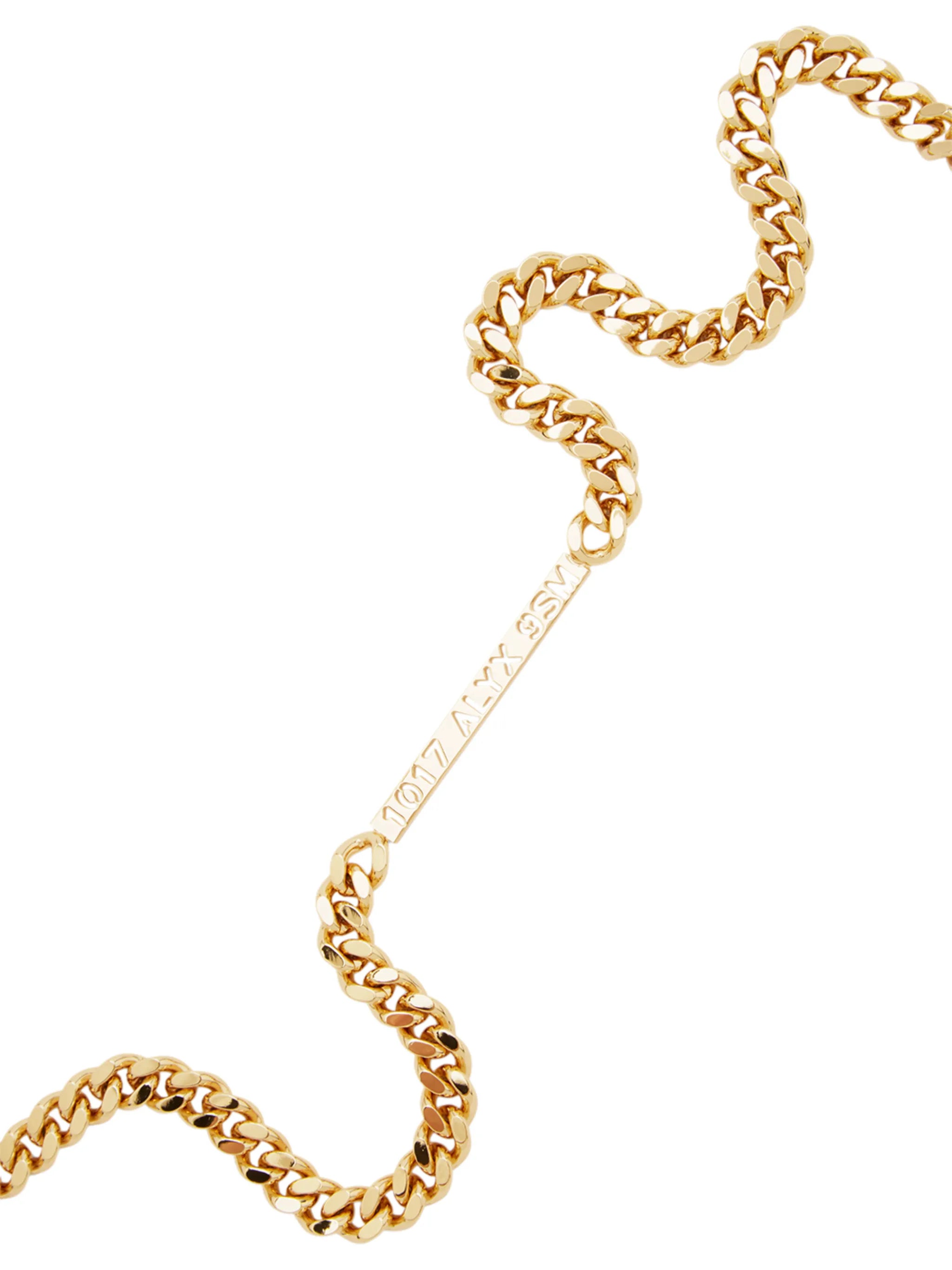 curb chain buckle neckace