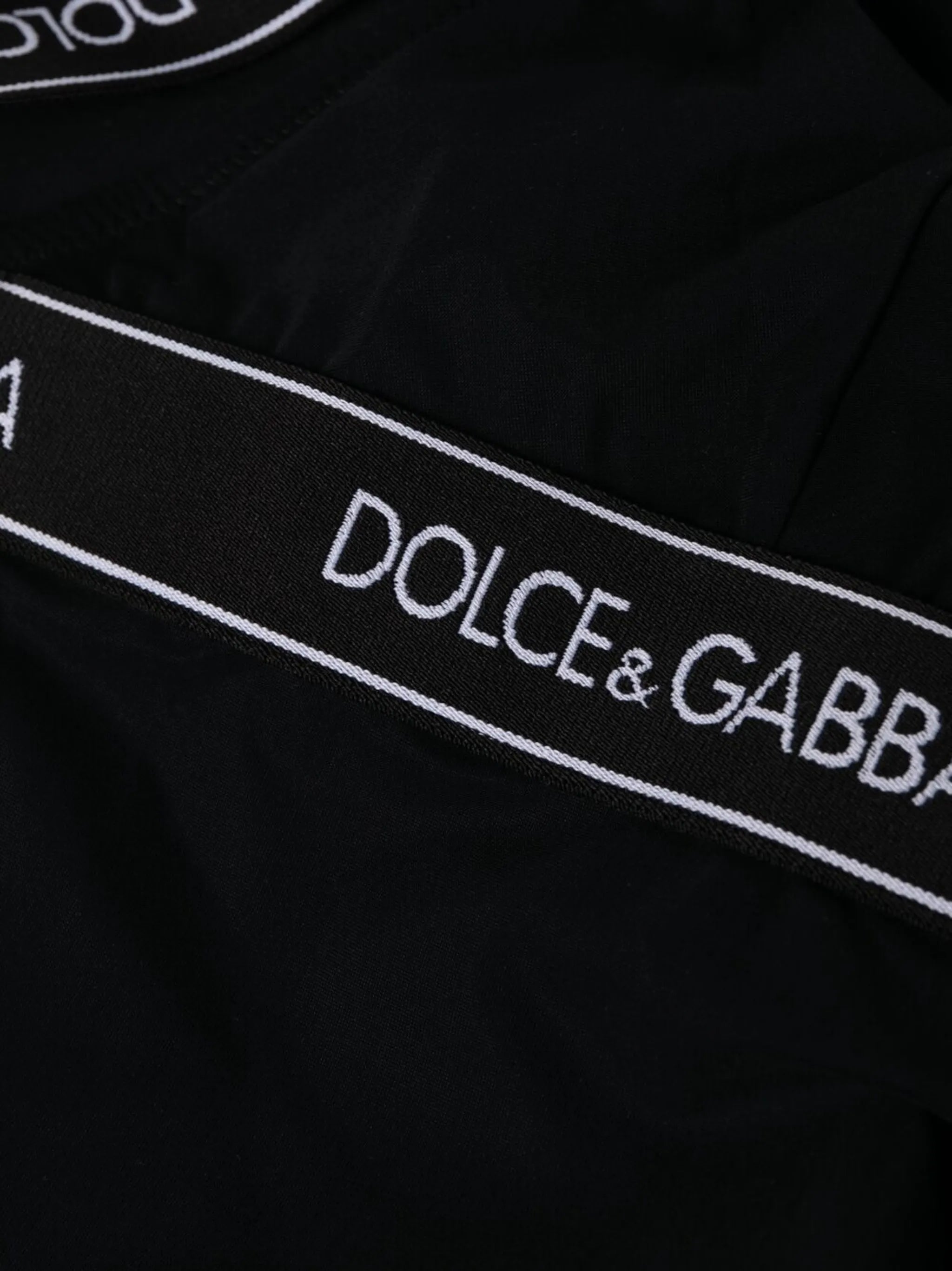 logo trim swimsuit