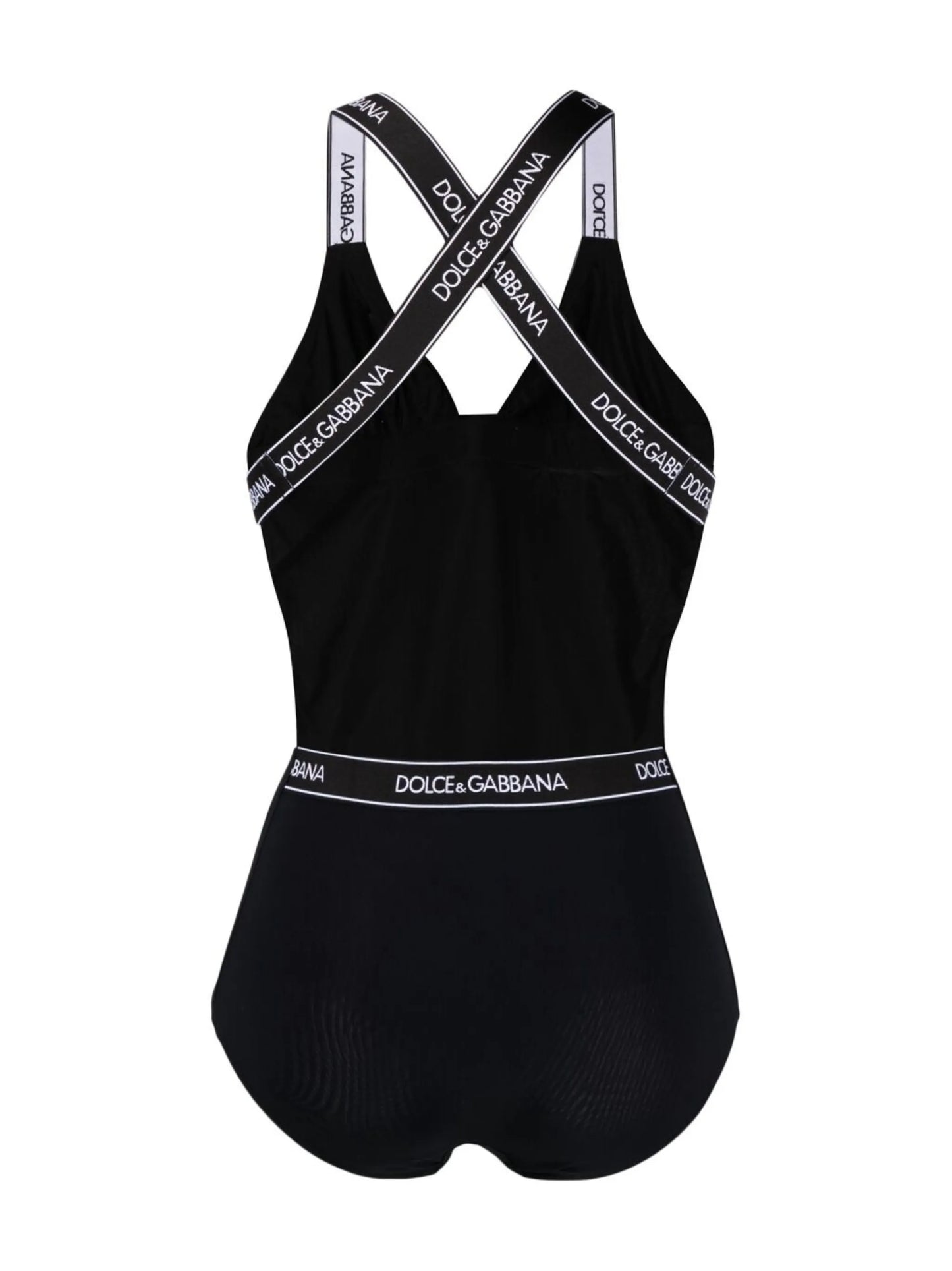 logo trim swimsuit