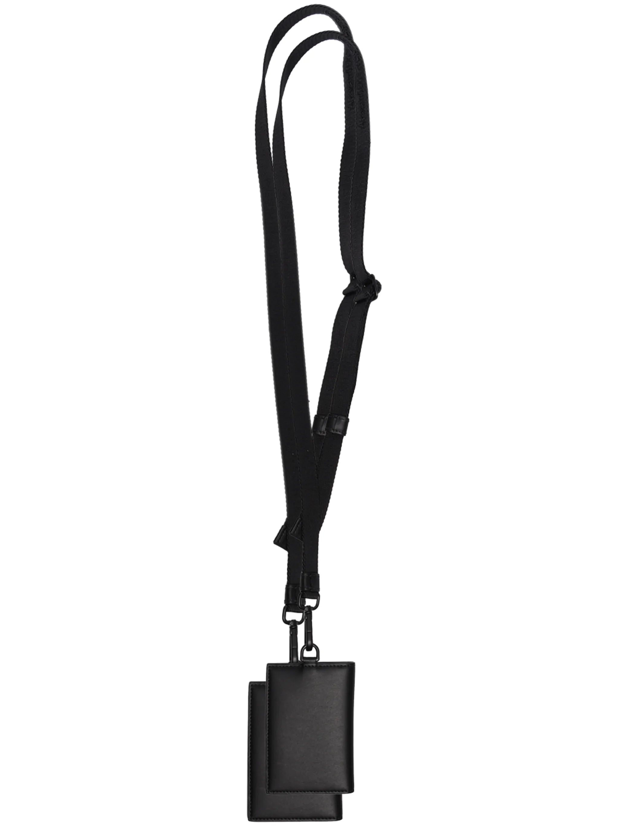 graffiti-logo lanyard cardholder