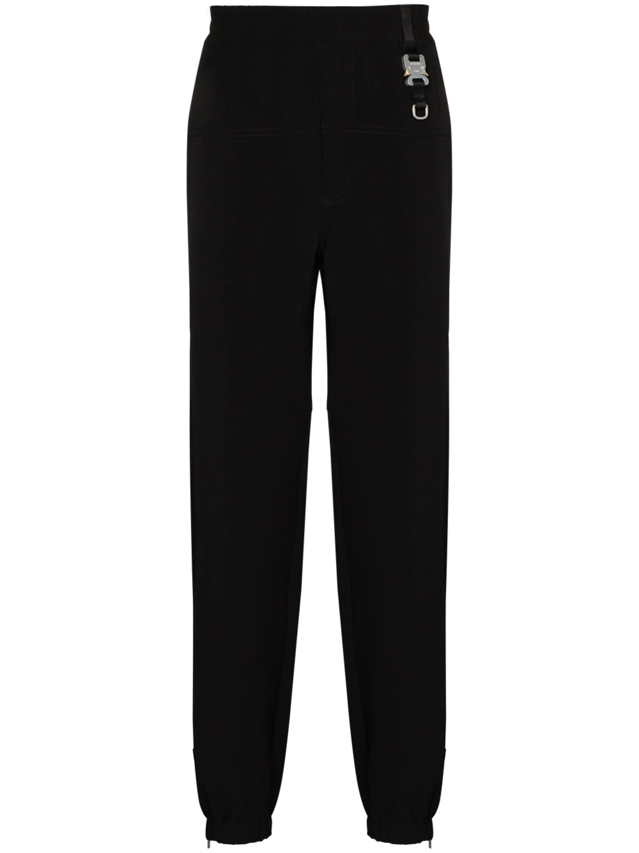 buckle-detail tapered track pants