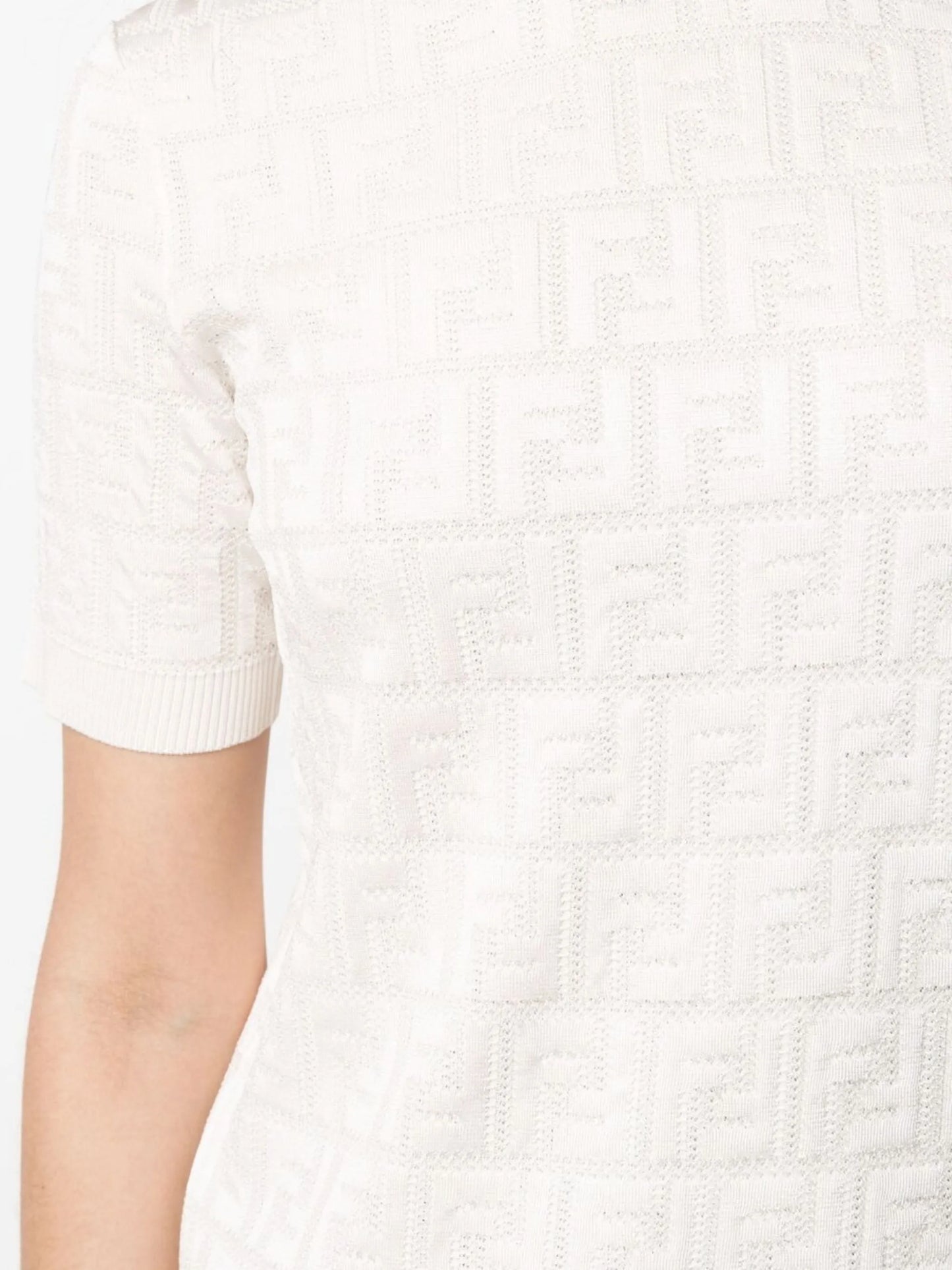FF-logo knitted top