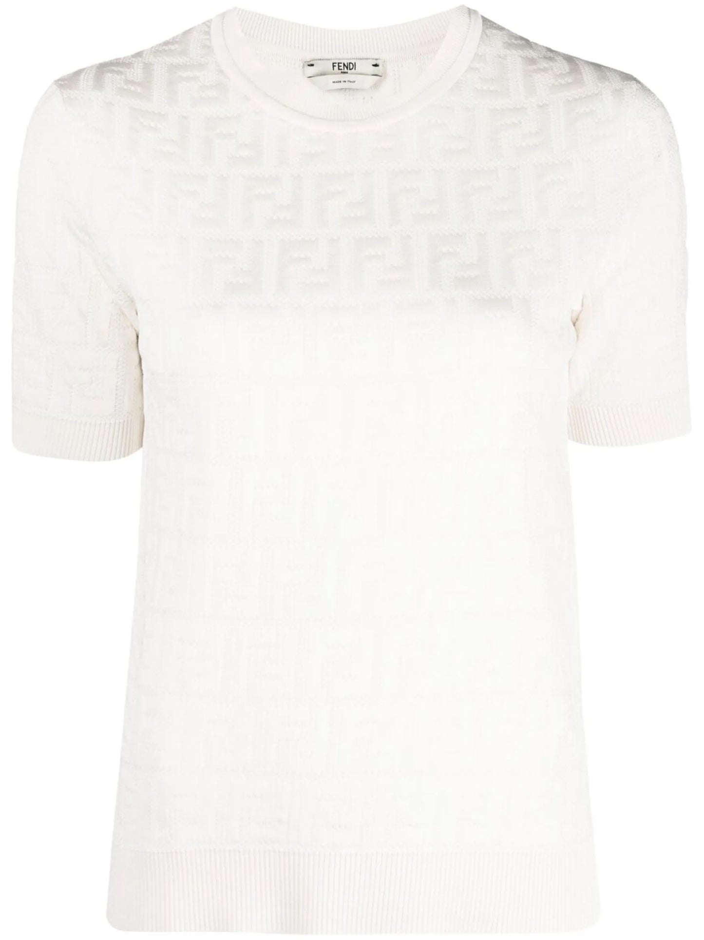FF-logo knitted top
