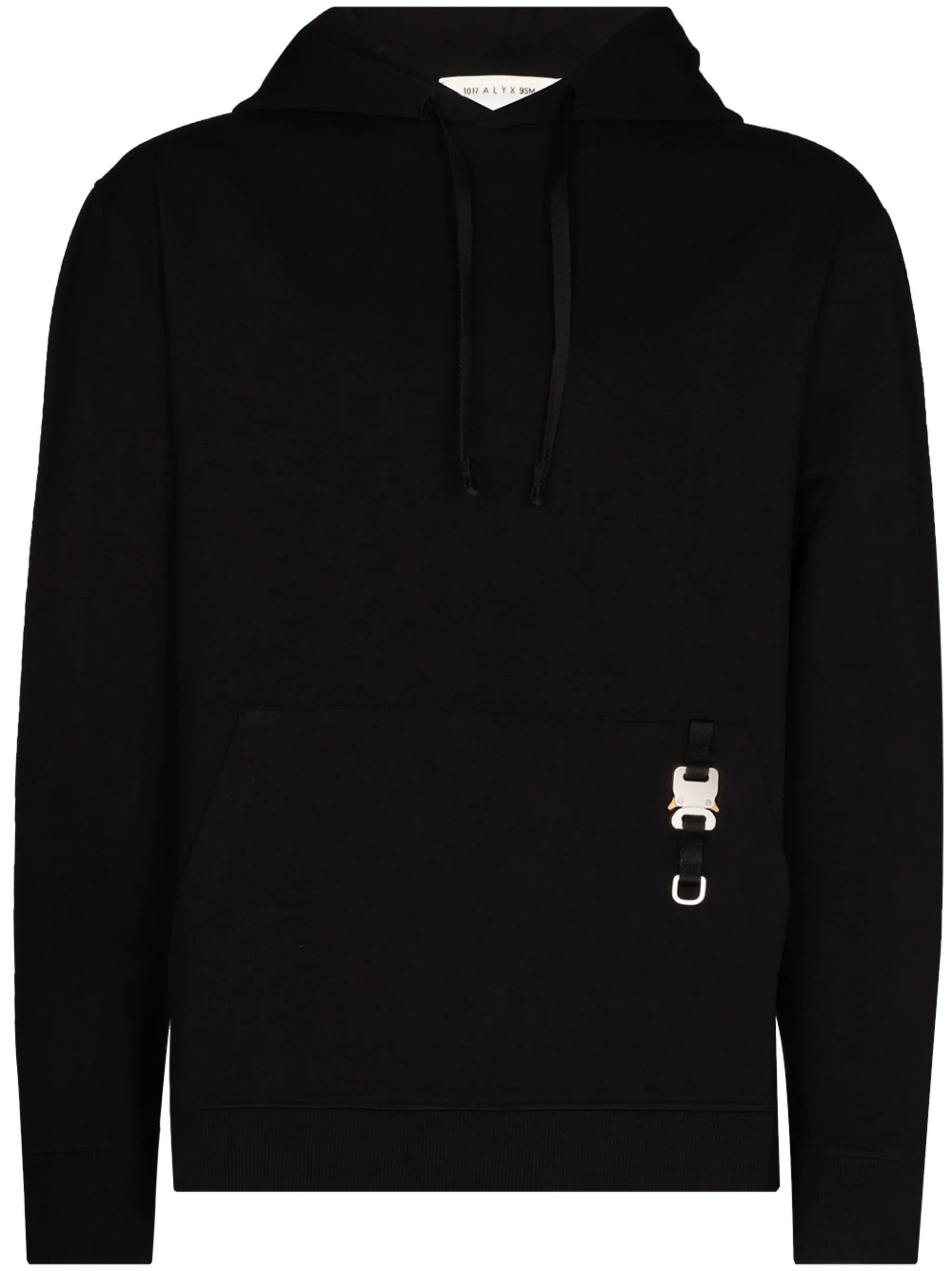 buckle-embellished hoodie