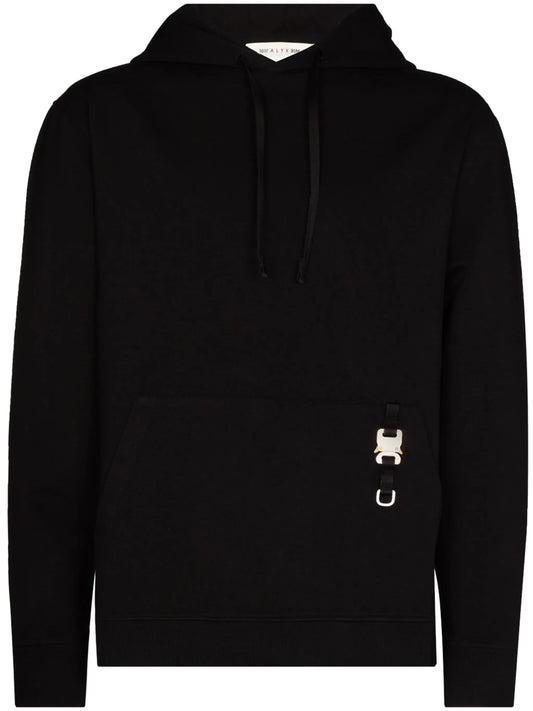 buckle-embellished hoodie