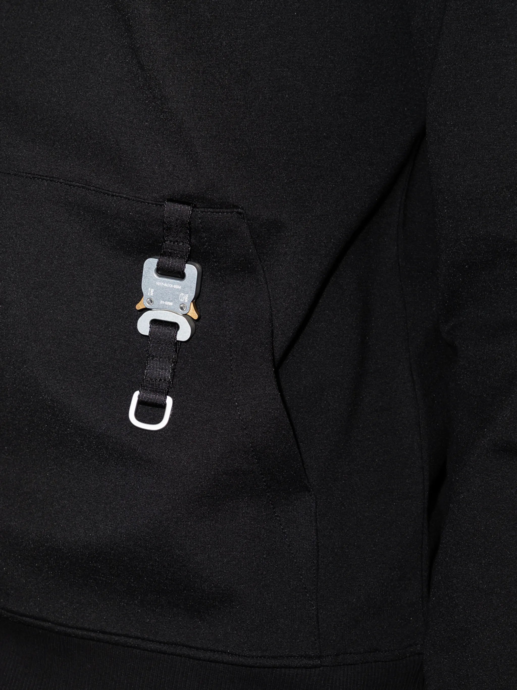 buckle-embellished hoodie