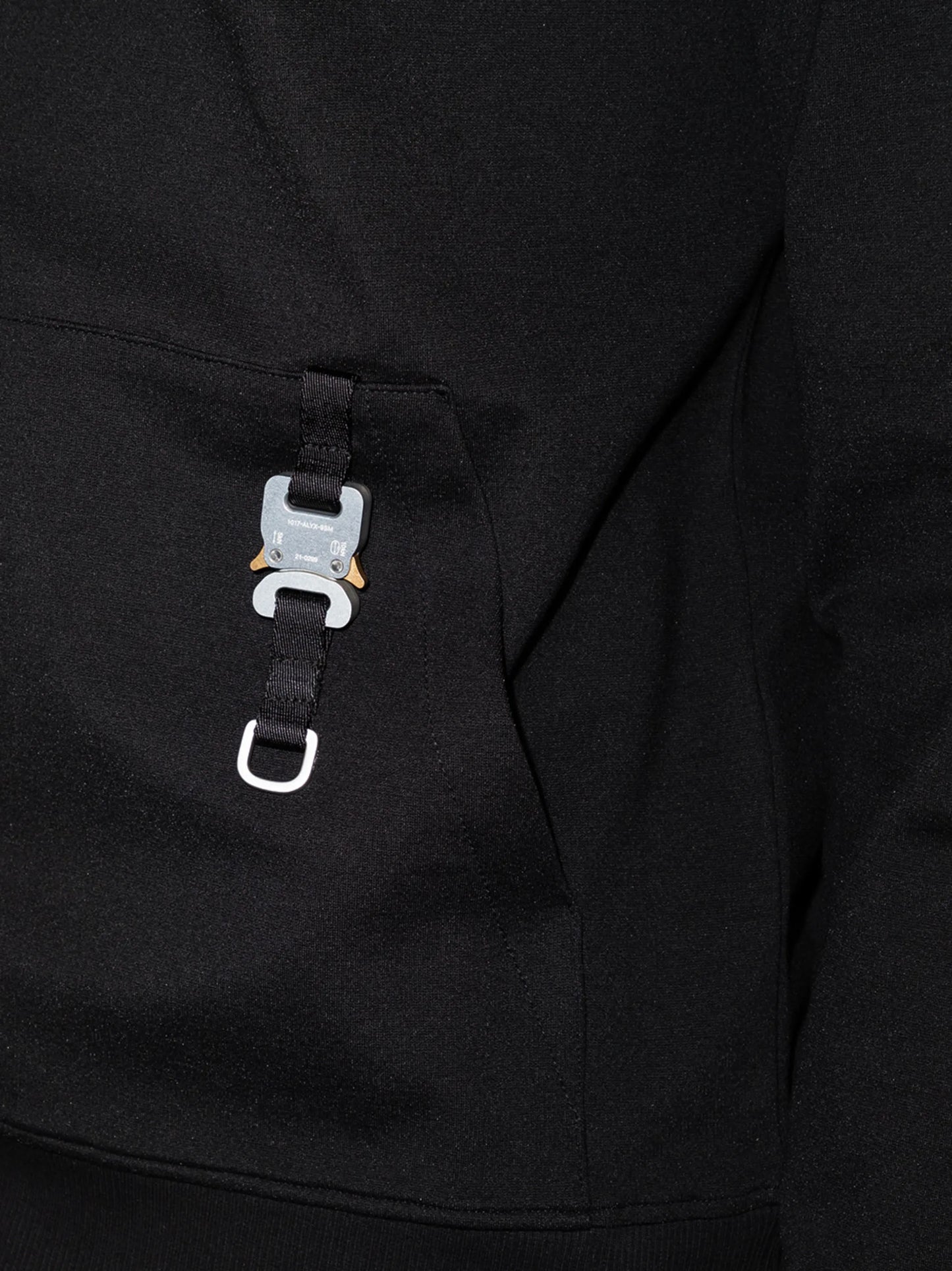 buckle-embellished hoodie