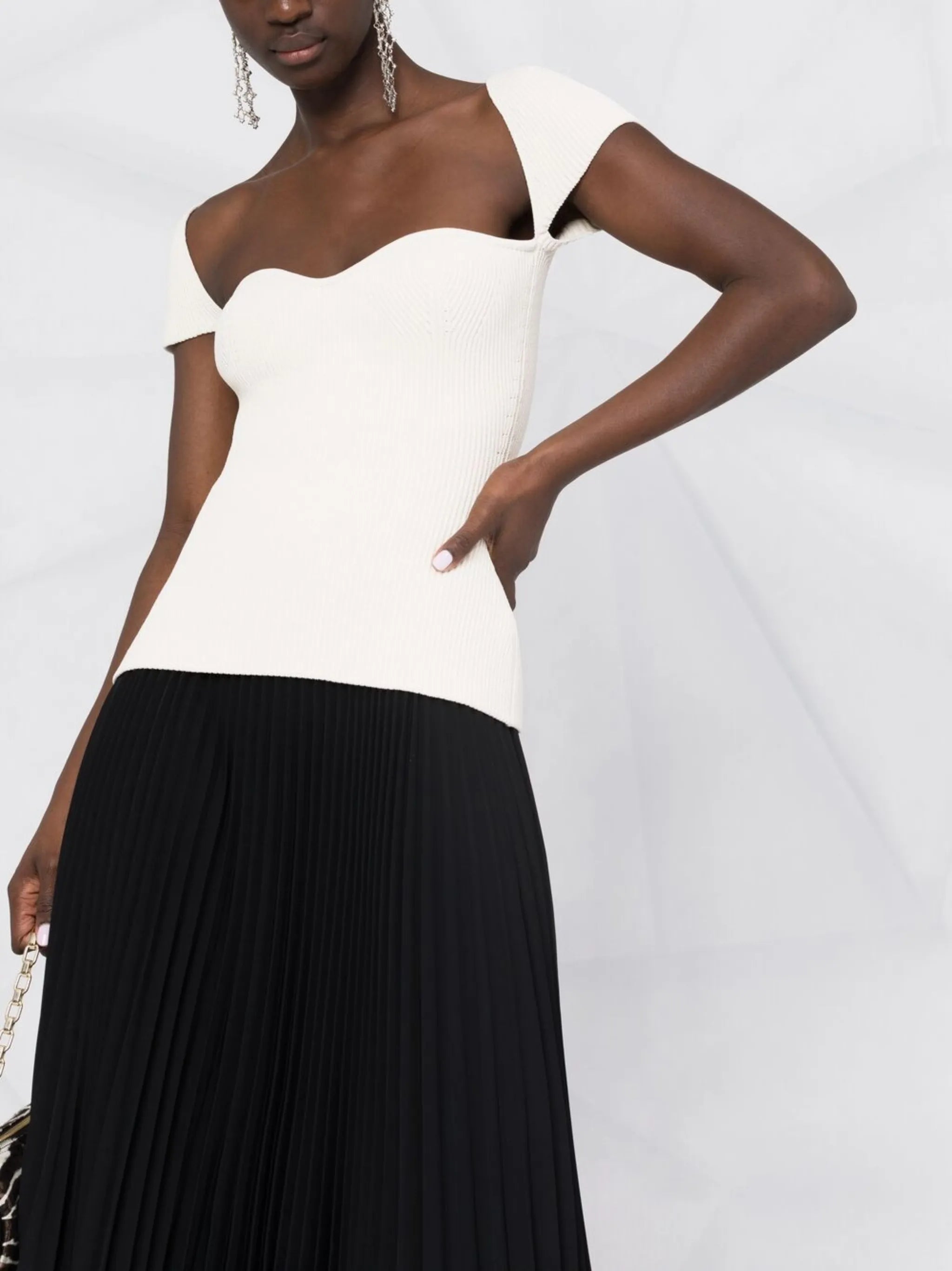 The Ista ribbed knit top