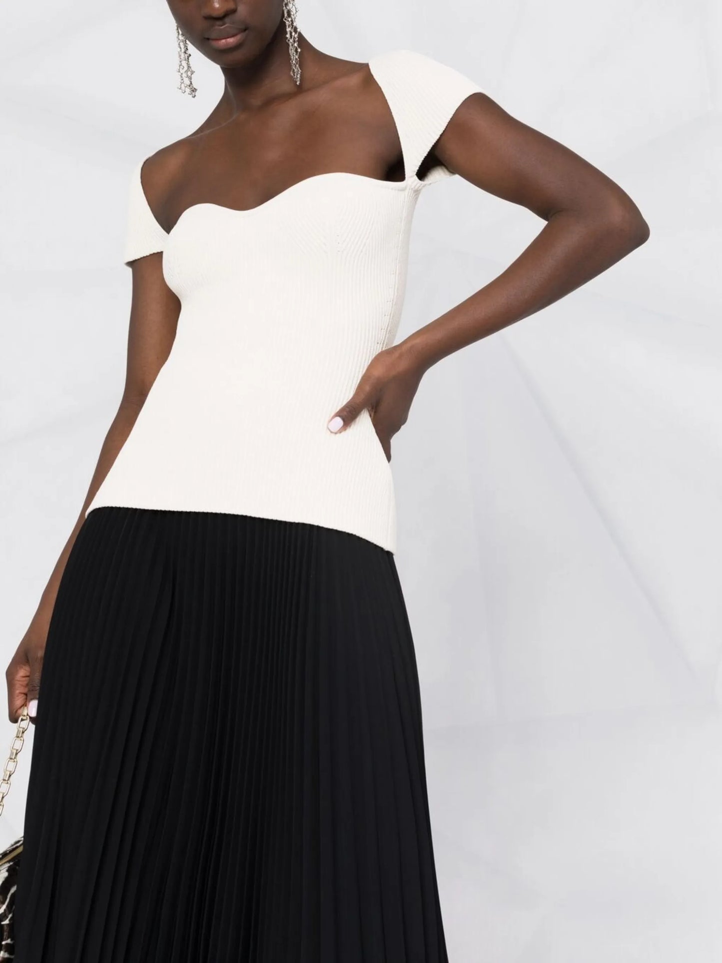 The Ista ribbed knit top
