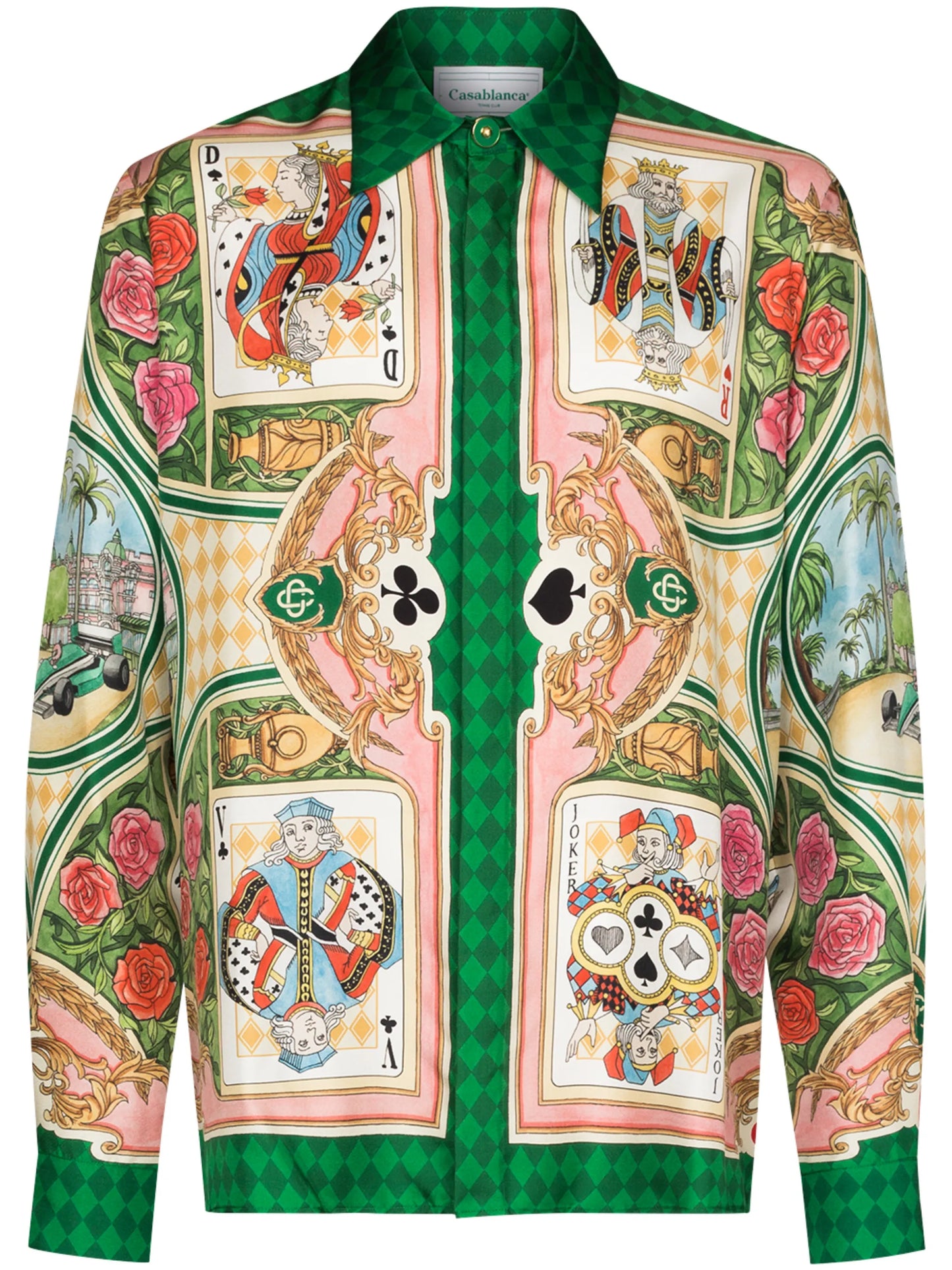Jardin de Cartes print shirt